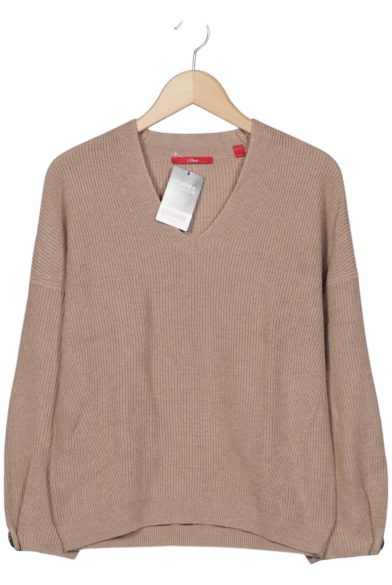 

s.Oliver Damen Pullover, beige, Gr. 38