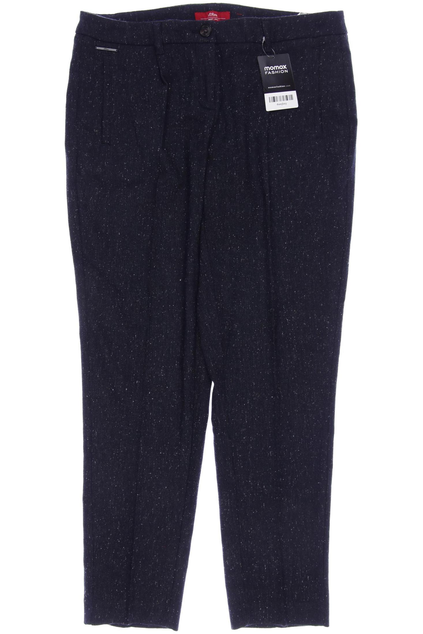 

s.Oliver Damen Stoffhose, marineblau