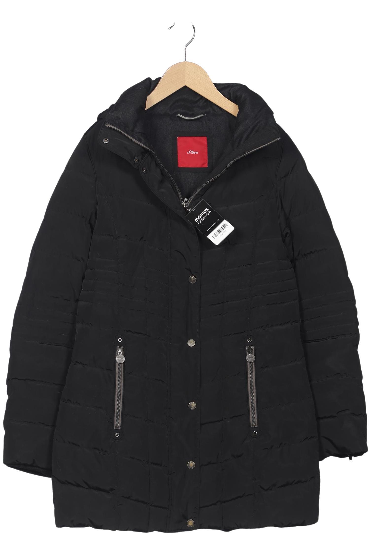 

s.Oliver Damen Mantel, schwarz, Gr. 36