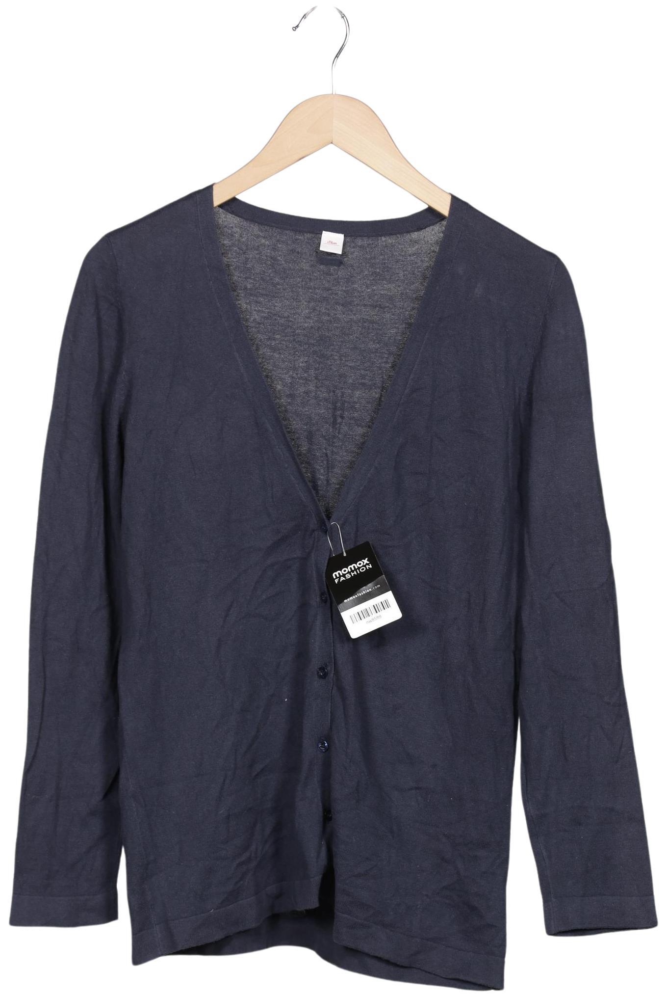 

s.Oliver Damen Strickjacke, marineblau, Gr. 44