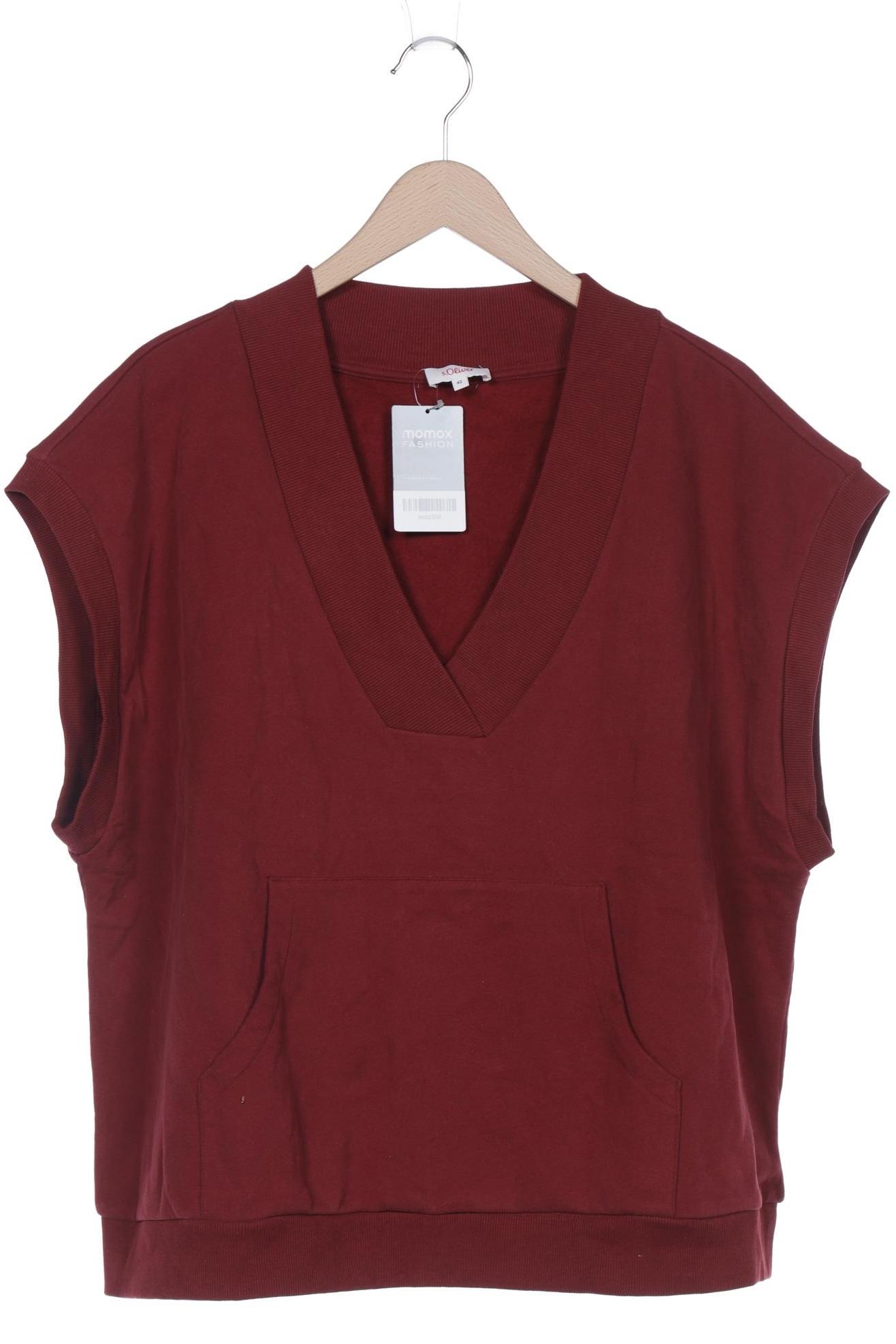 

s.Oliver Damen Sweatshirt, bordeaux, Gr. 42