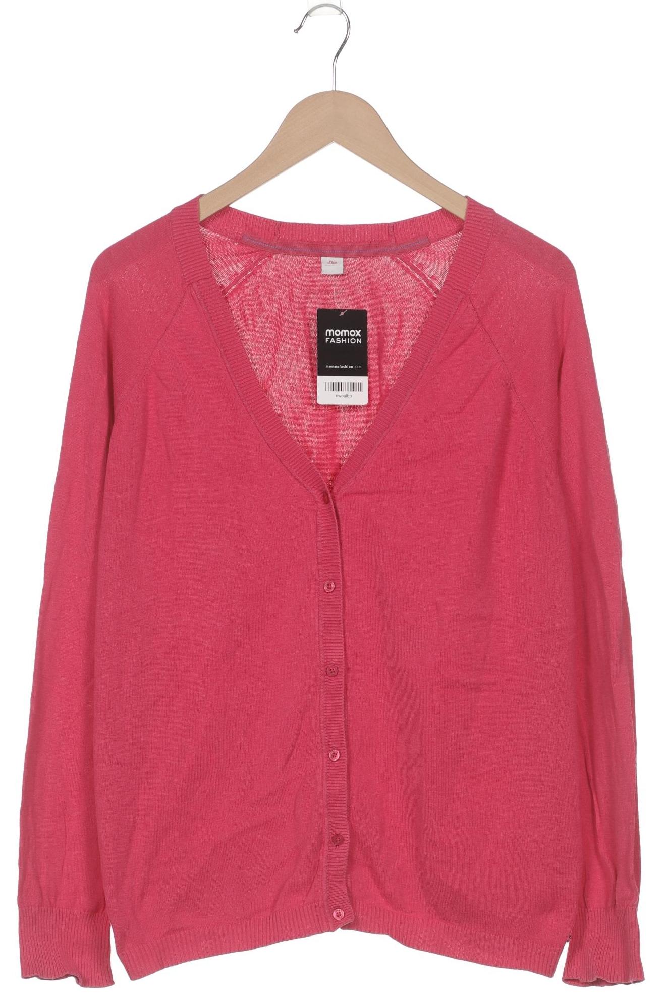 

s.Oliver Damen Strickjacke, pink, Gr. 46