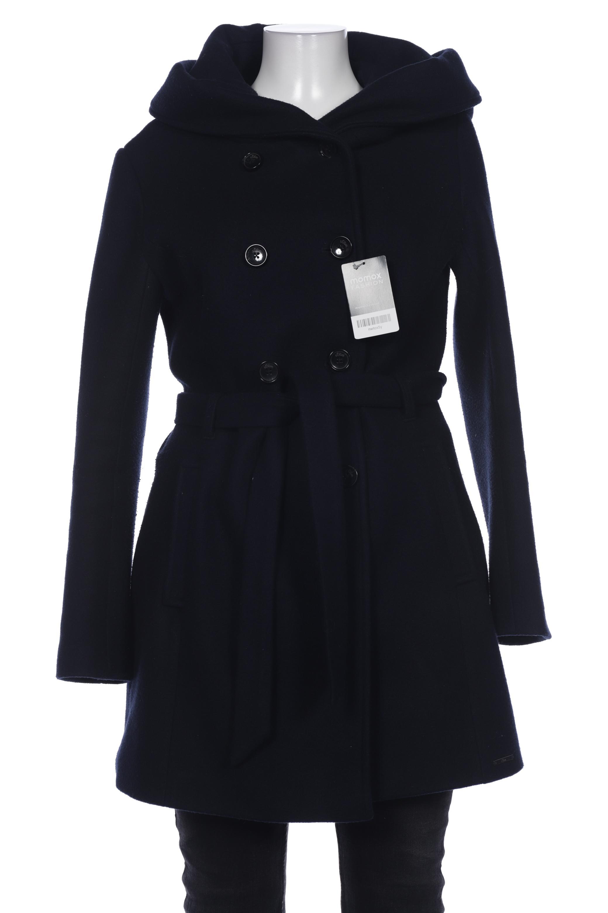 

s.Oliver Damen Mantel, marineblau, Gr. 42