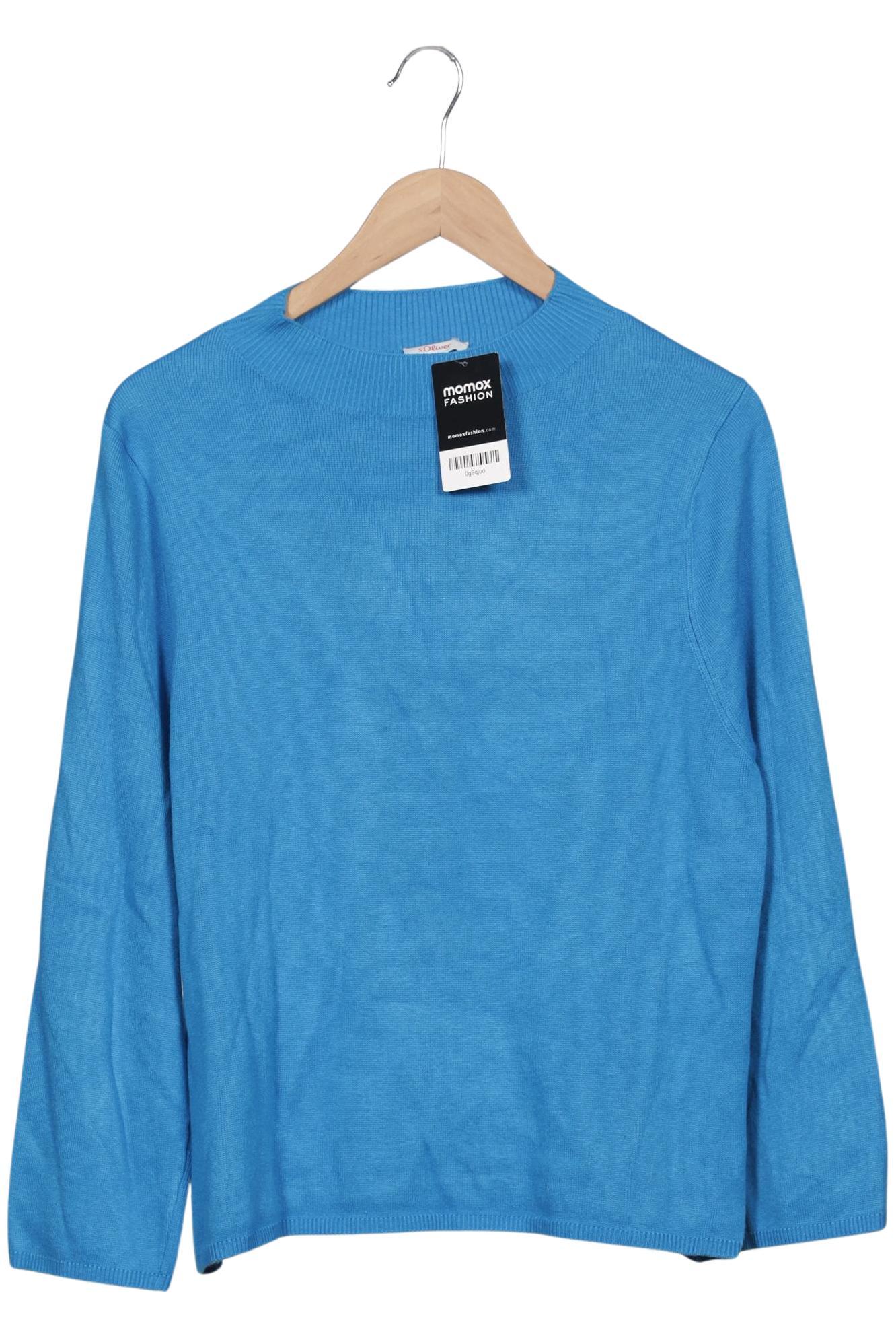 

s.Oliver Damen Pullover, blau, Gr. 40