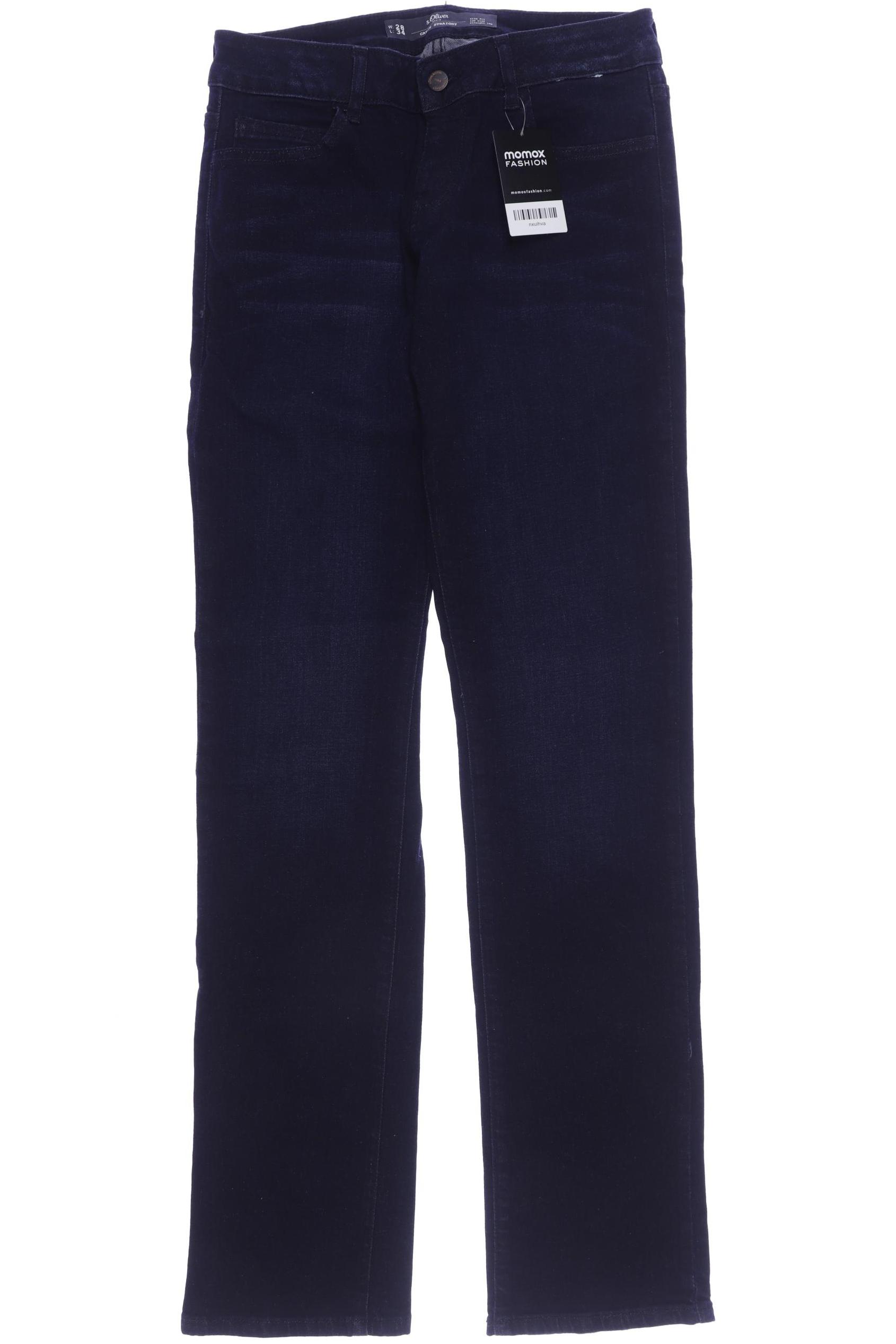 

s.Oliver Damen Jeans, marineblau