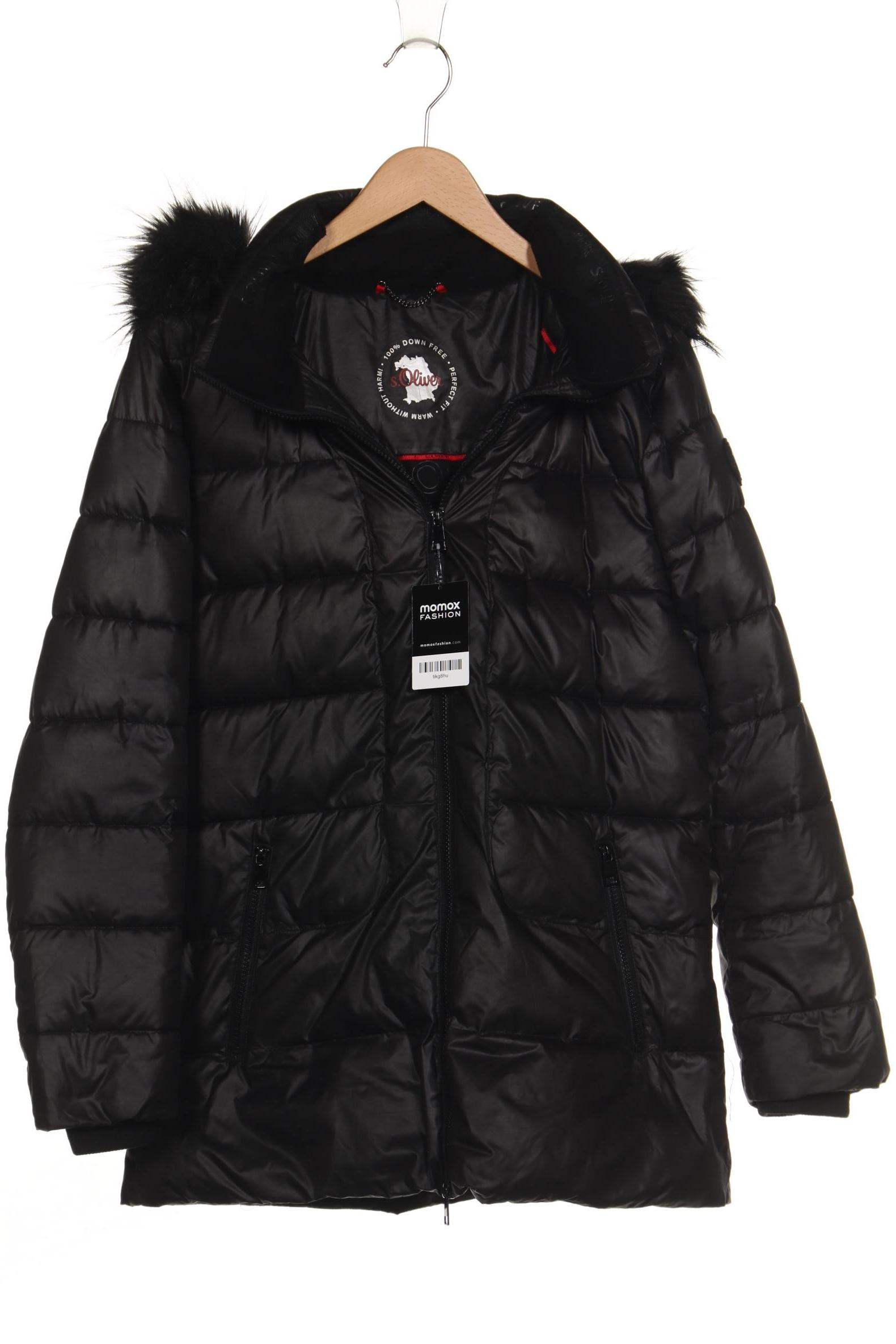 

s.Oliver Damen Mantel, schwarz, Gr. 40