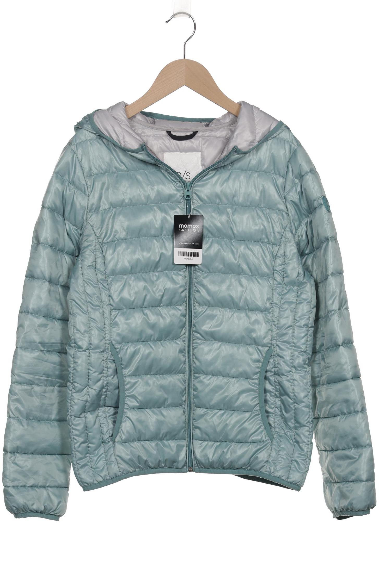 

s.Oliver Damen Jacke, türkis, Gr. 38