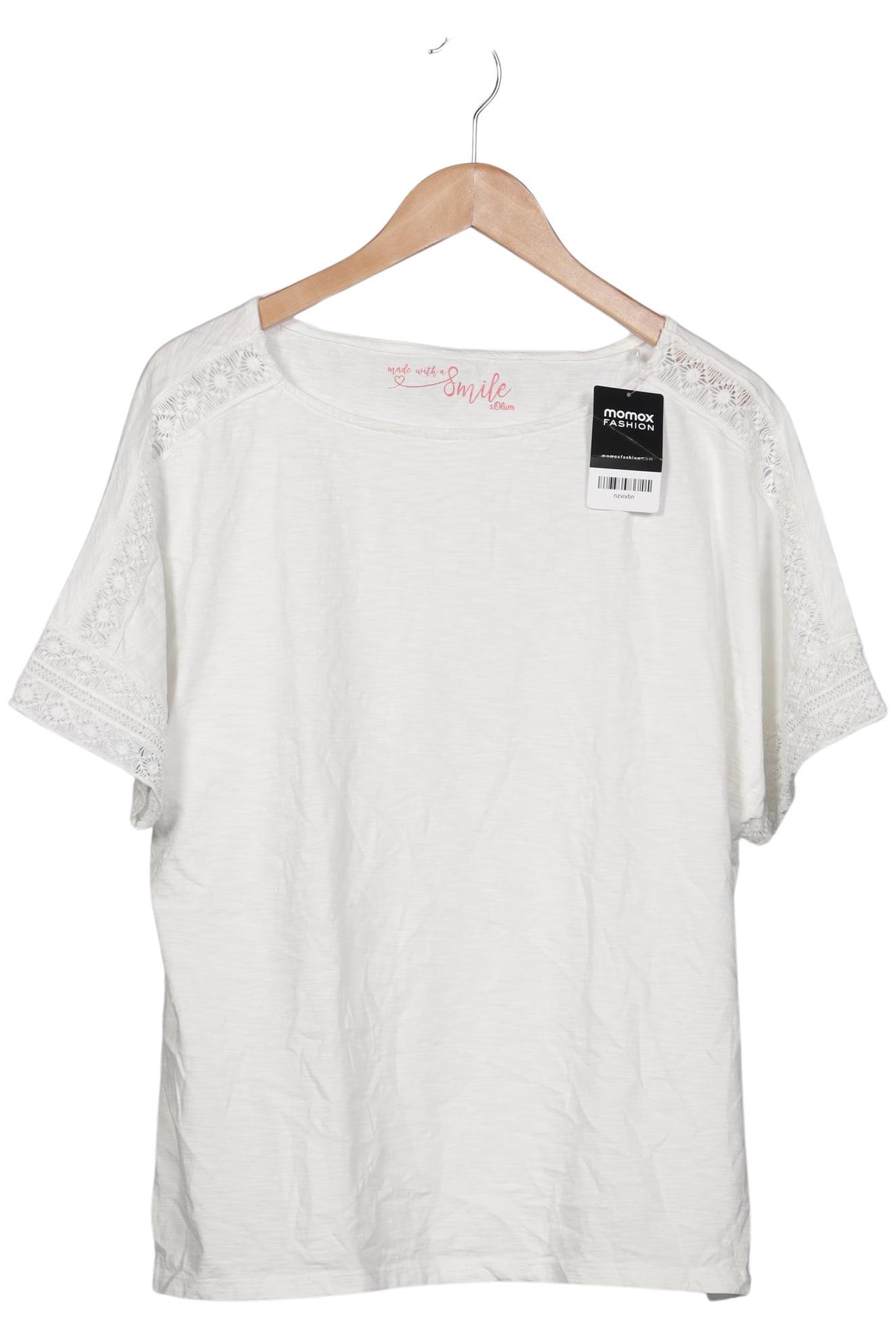 

s.Oliver Damen T-Shirt, weiß, Gr. 44