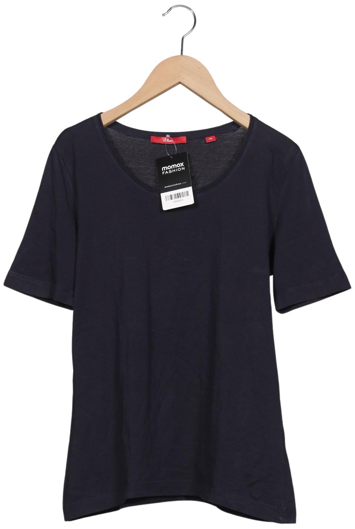 

s.Oliver Damen T-Shirt, marineblau, Gr. 38