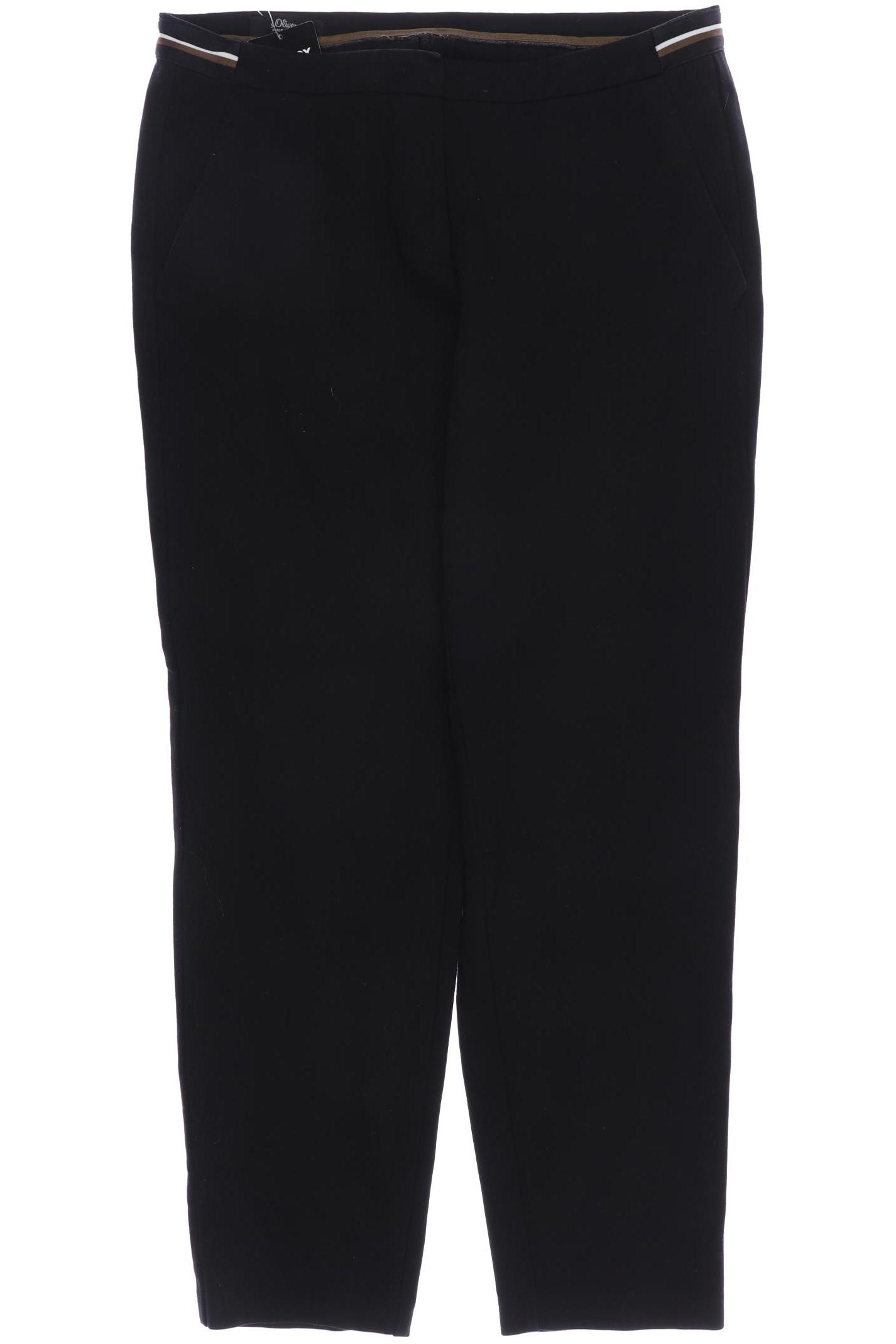 

s.Oliver Damen Stoffhose, schwarz, Gr. 38