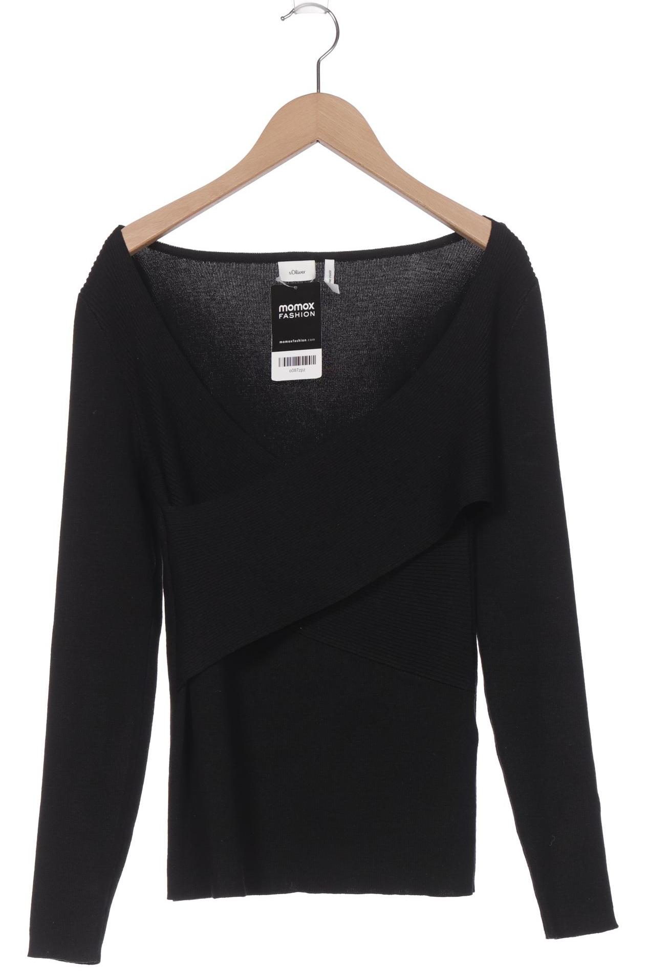 

s.Oliver Damen Pullover, schwarz
