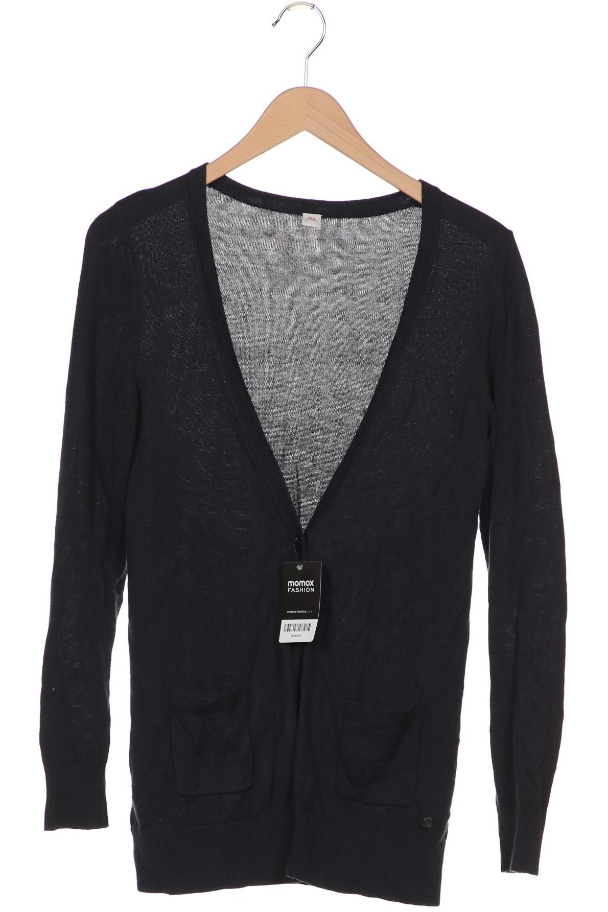 

s.Oliver Damen Strickjacke, marineblau