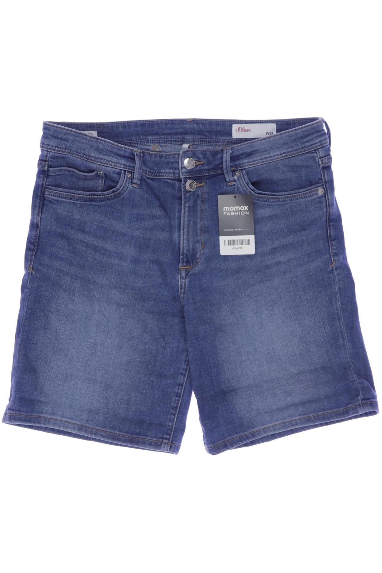 

s.Oliver Damen Shorts, blau, Gr. 38