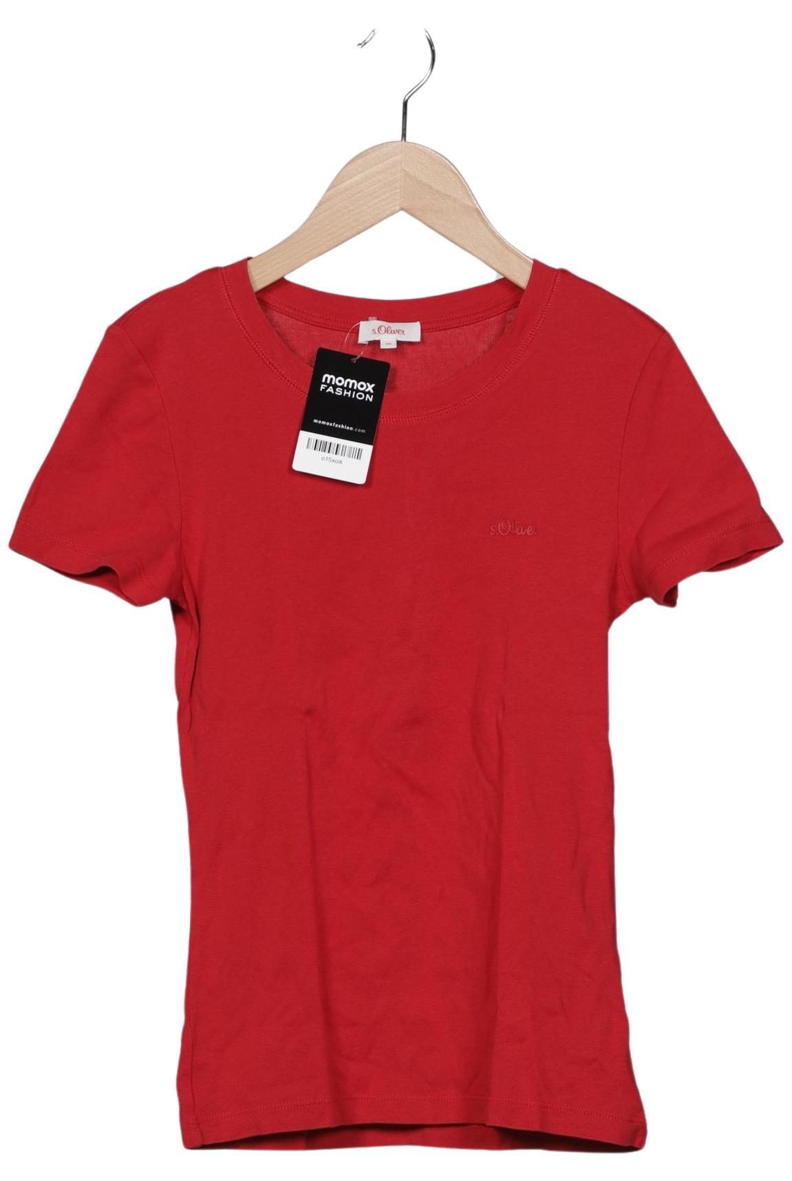 

s.Oliver Damen T-Shirt, rot, Gr. 34
