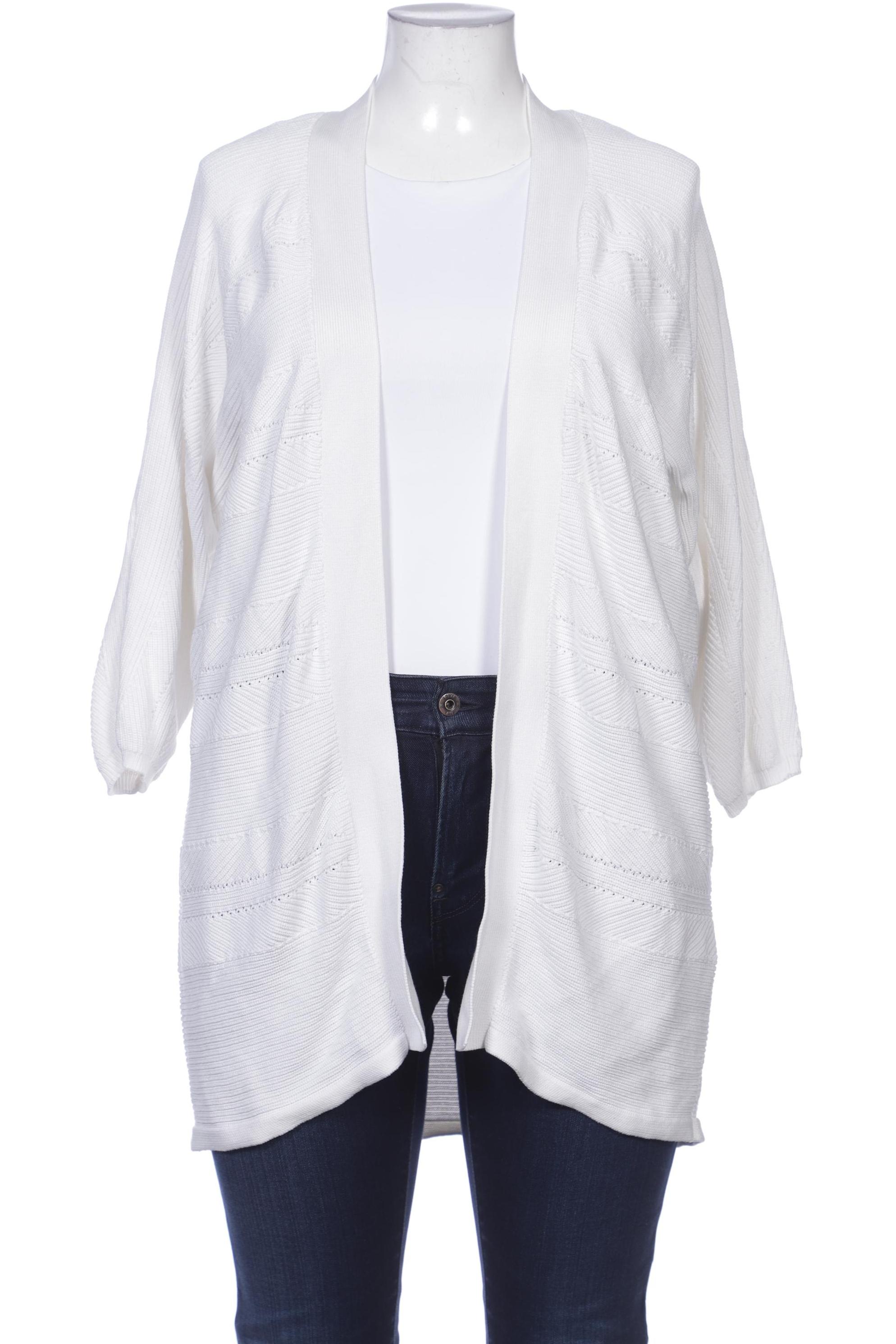 

s.Oliver Damen Strickjacke, weiß, Gr. 44