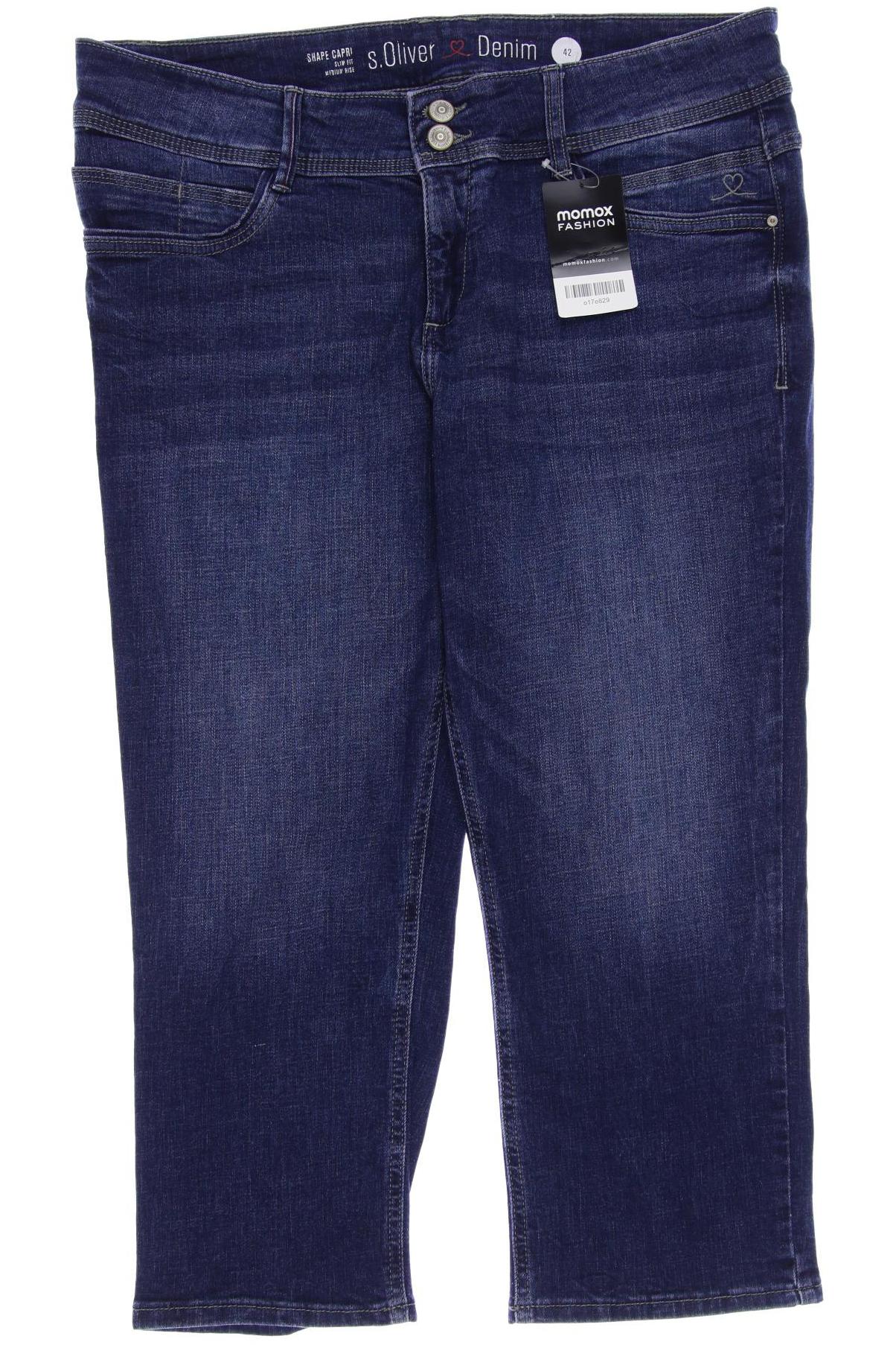 

s.Oliver Damen Jeans, marineblau