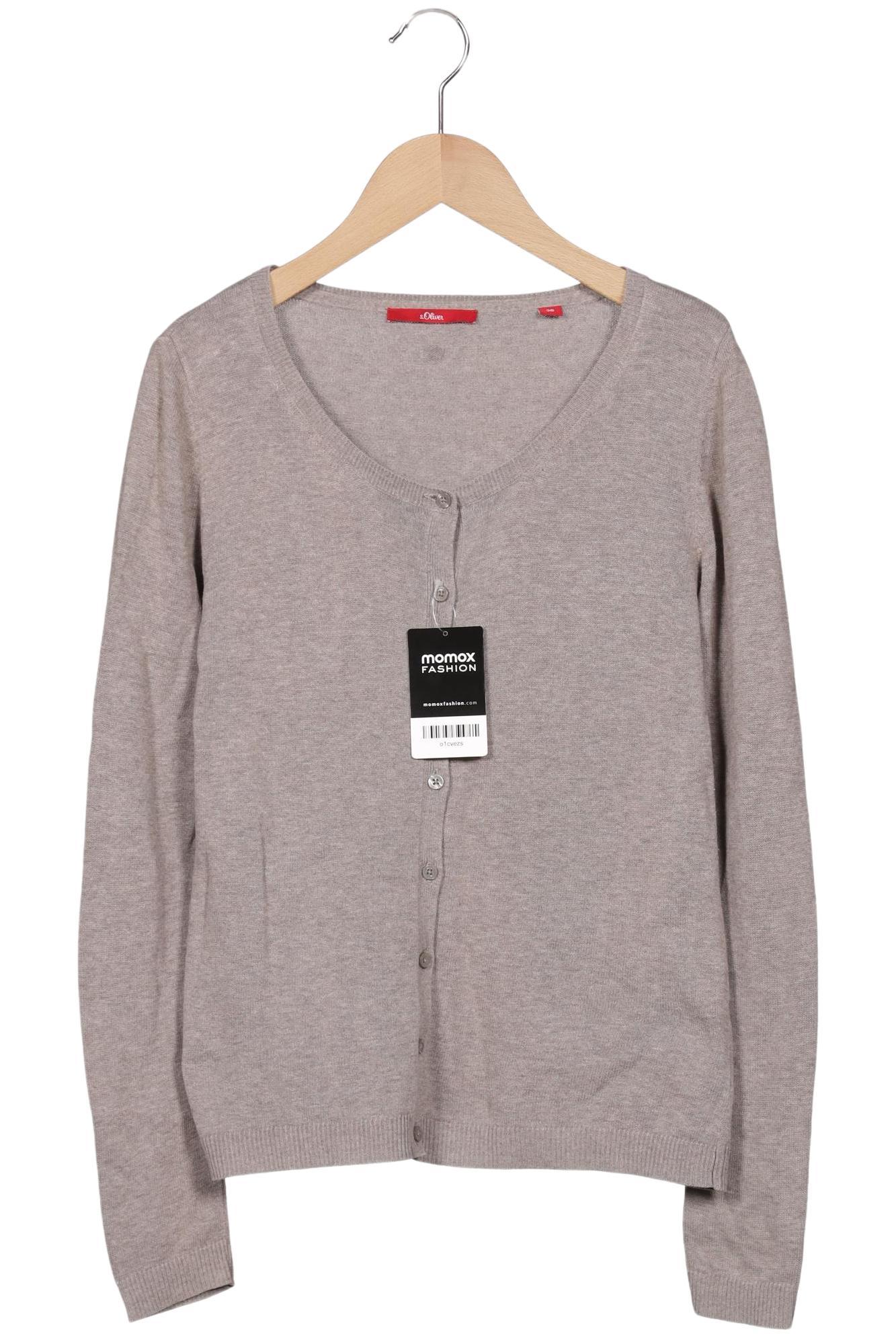 

s.Oliver Damen Strickjacke, grau, Gr. 36