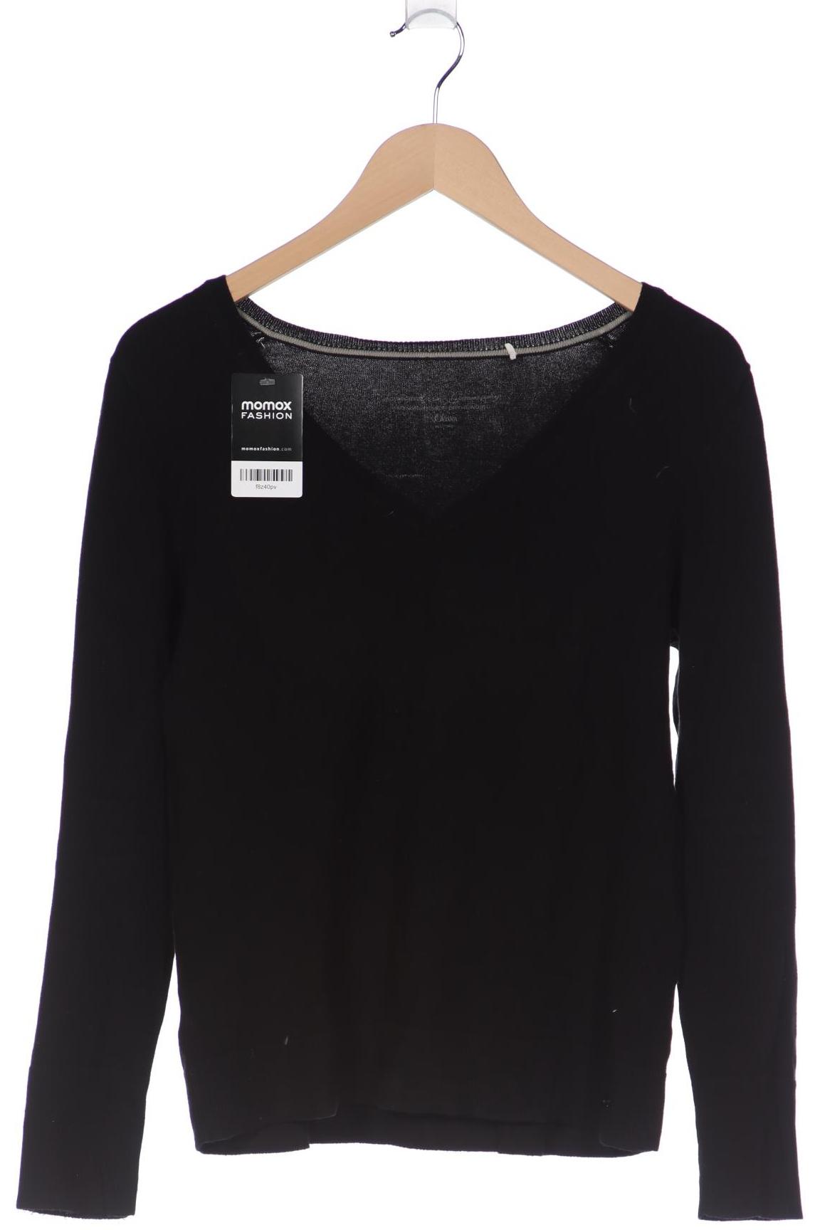 

s.Oliver Damen Pullover, schwarz