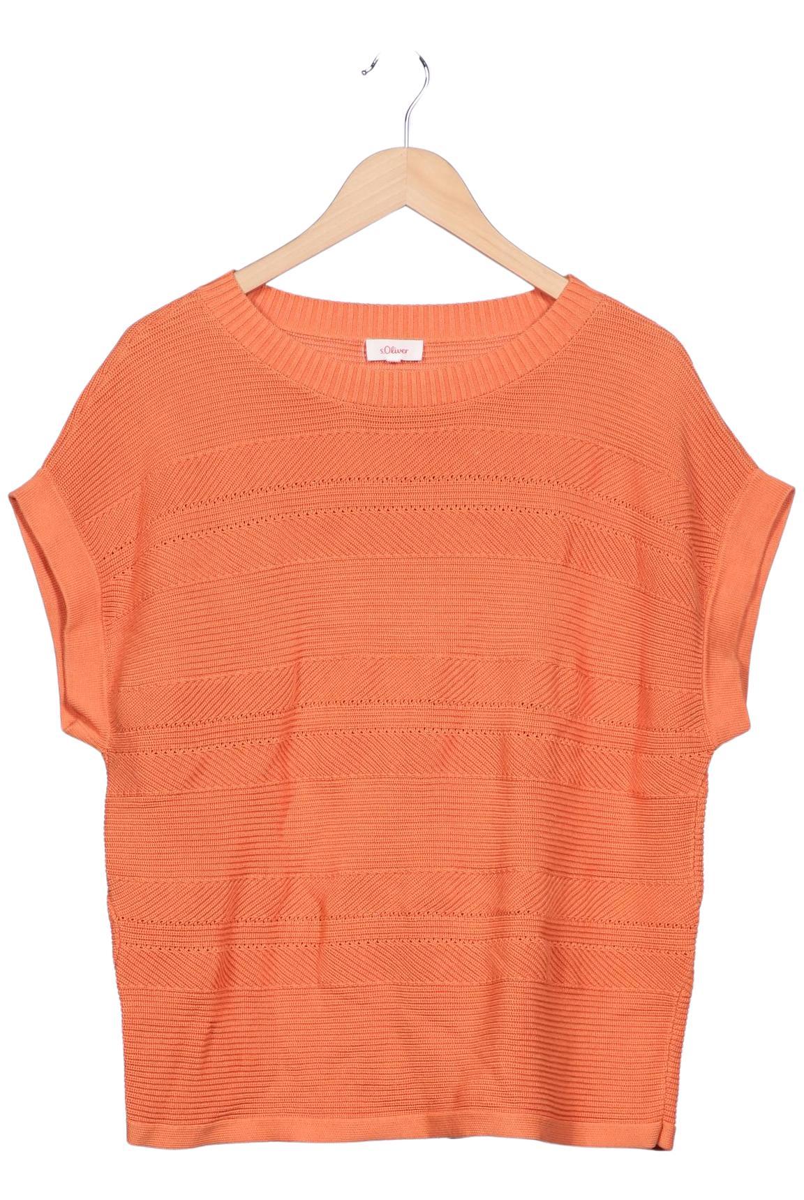 

s.Oliver Damen Pullover, orange, Gr. 44