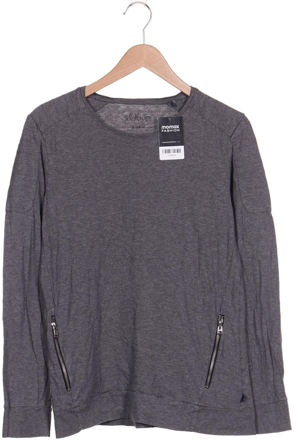 

s.Oliver Damen Langarmshirt, grau