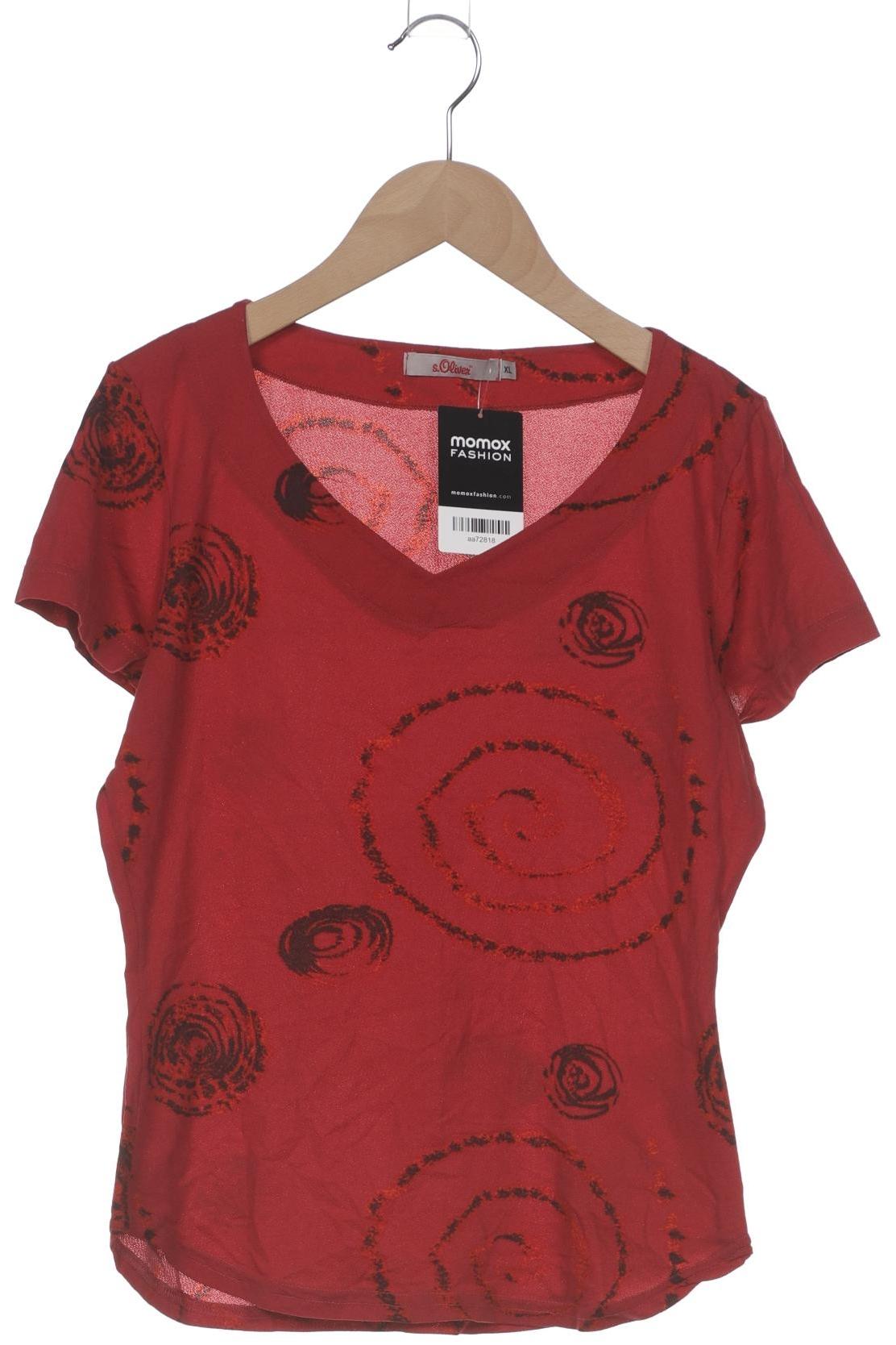

s.Oliver Damen T-Shirt, bordeaux, Gr. 44