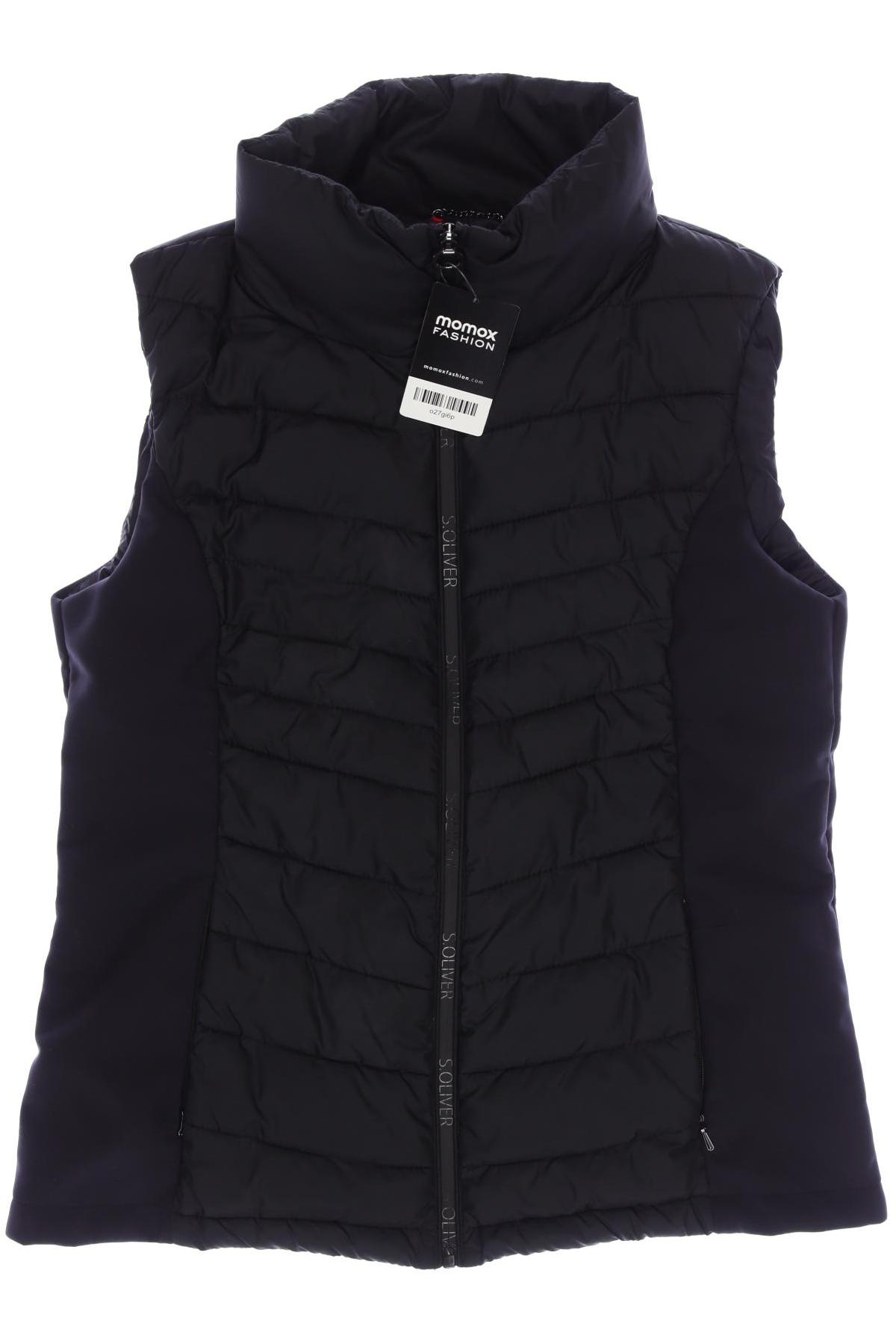 

s.Oliver Damen Weste, schwarz, Gr. 40