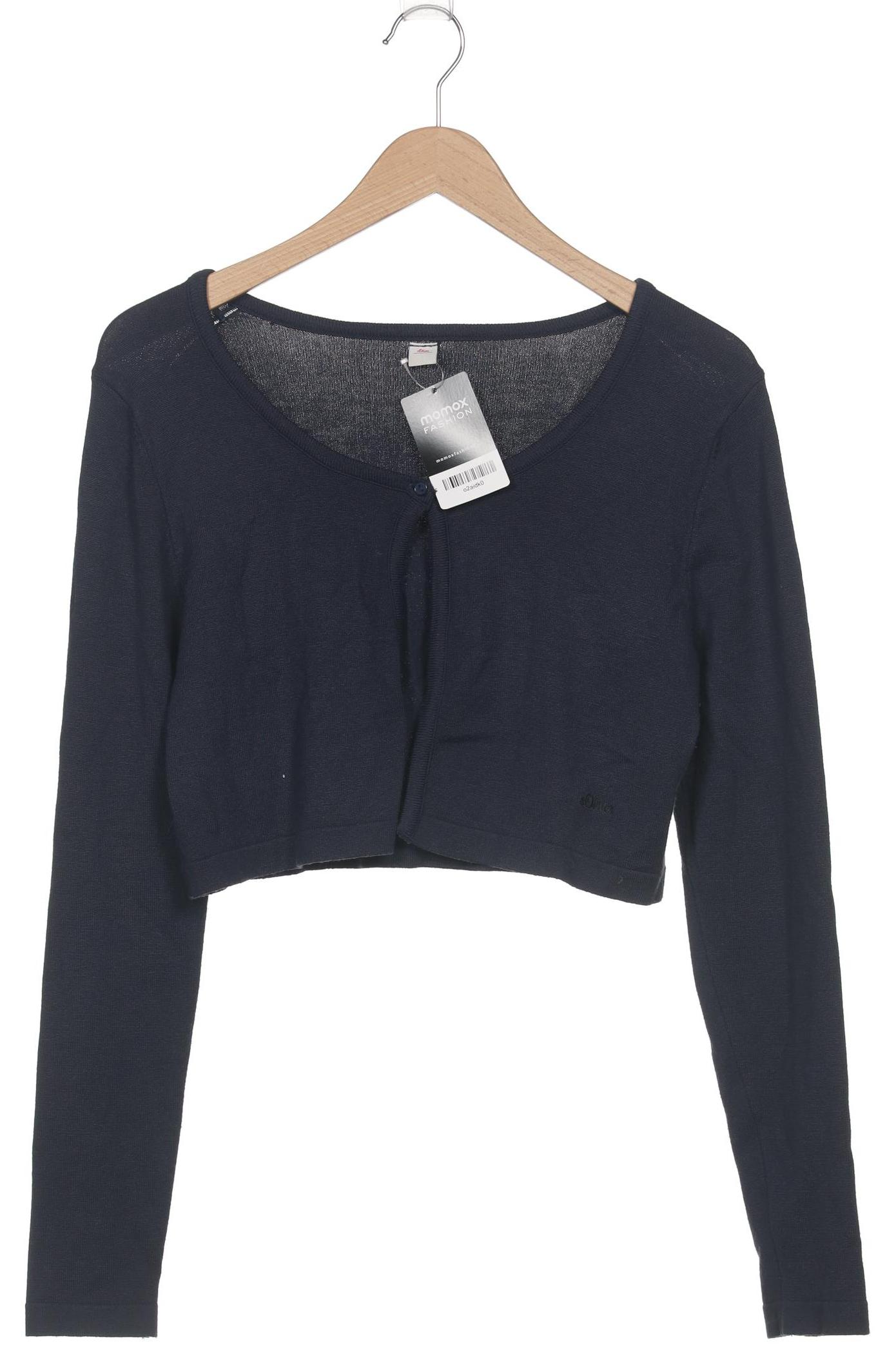 

s.Oliver Damen Strickjacke, marineblau, Gr. 40