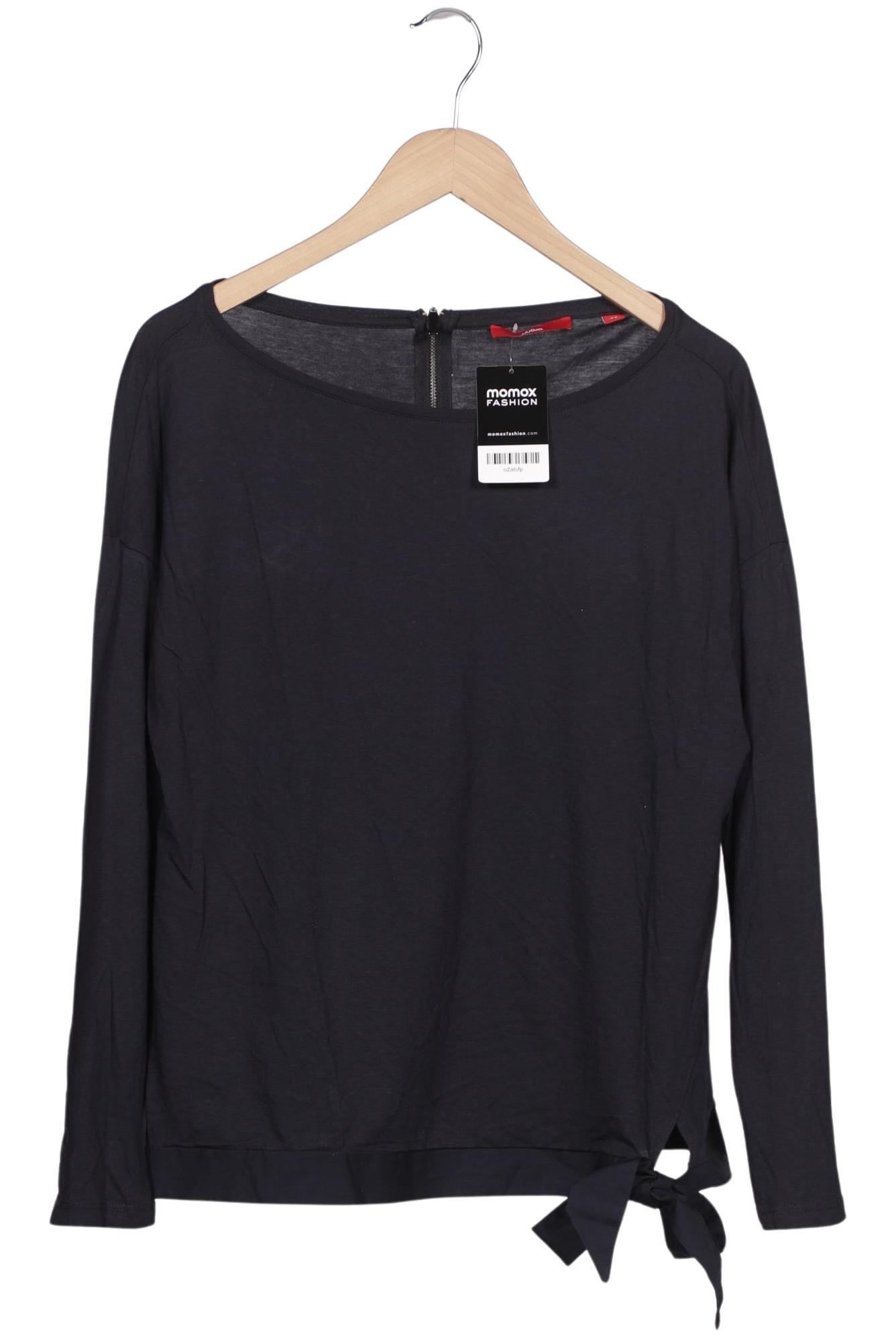 

s.Oliver Damen Langarmshirt, marineblau, Gr. 42