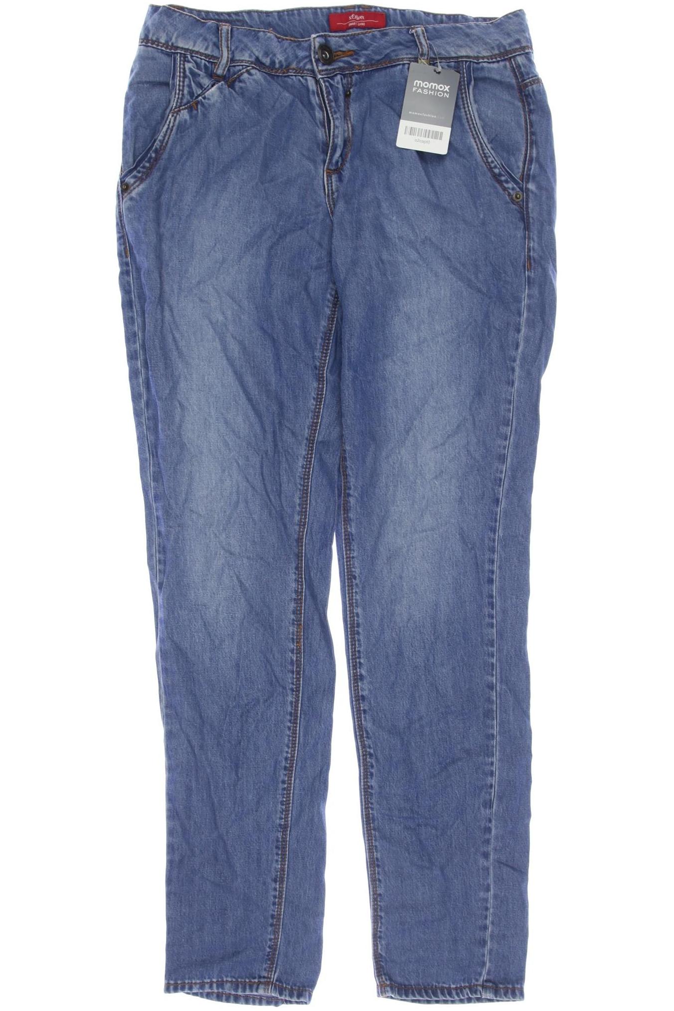 

s.Oliver Damen Stoffhose, blau, Gr. 34