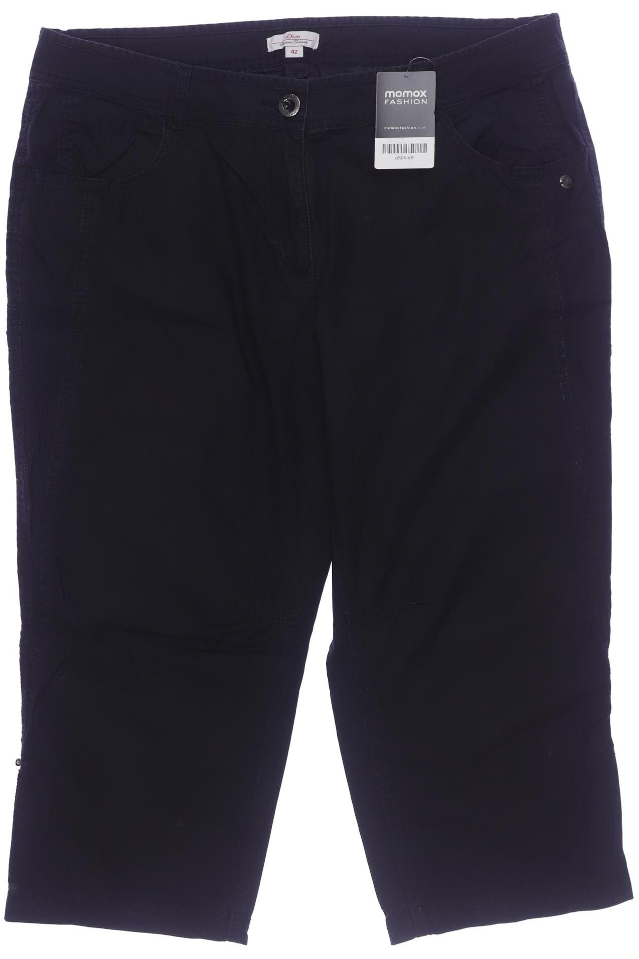 

s.Oliver Damen Stoffhose, schwarz, Gr. 42