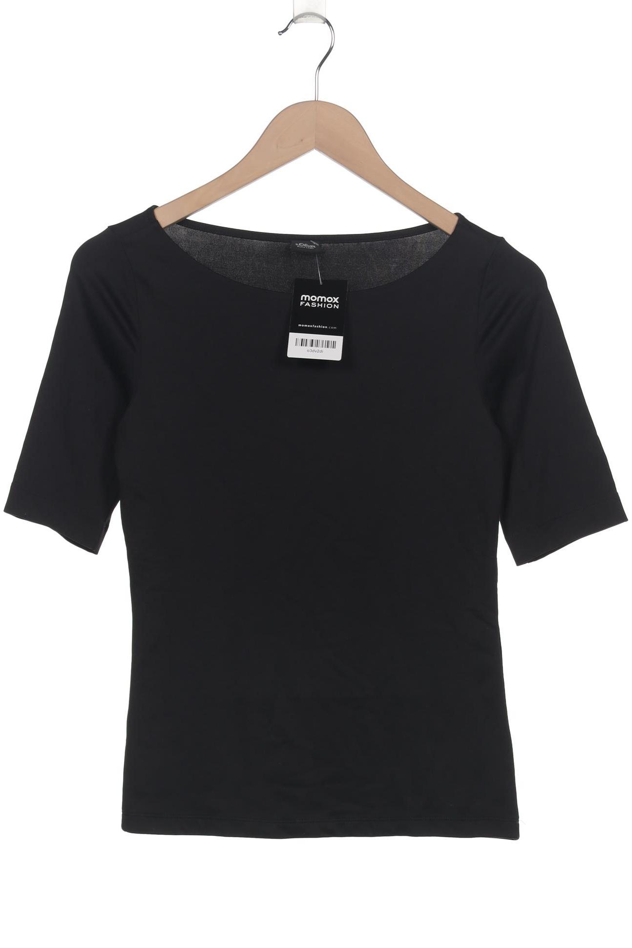

s.Oliver Damen T-Shirt, schwarz, Gr. 34
