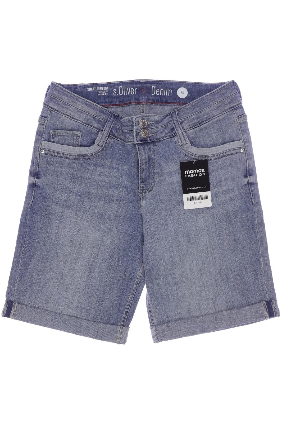 

s.Oliver Damen Shorts, blau, Gr. 36