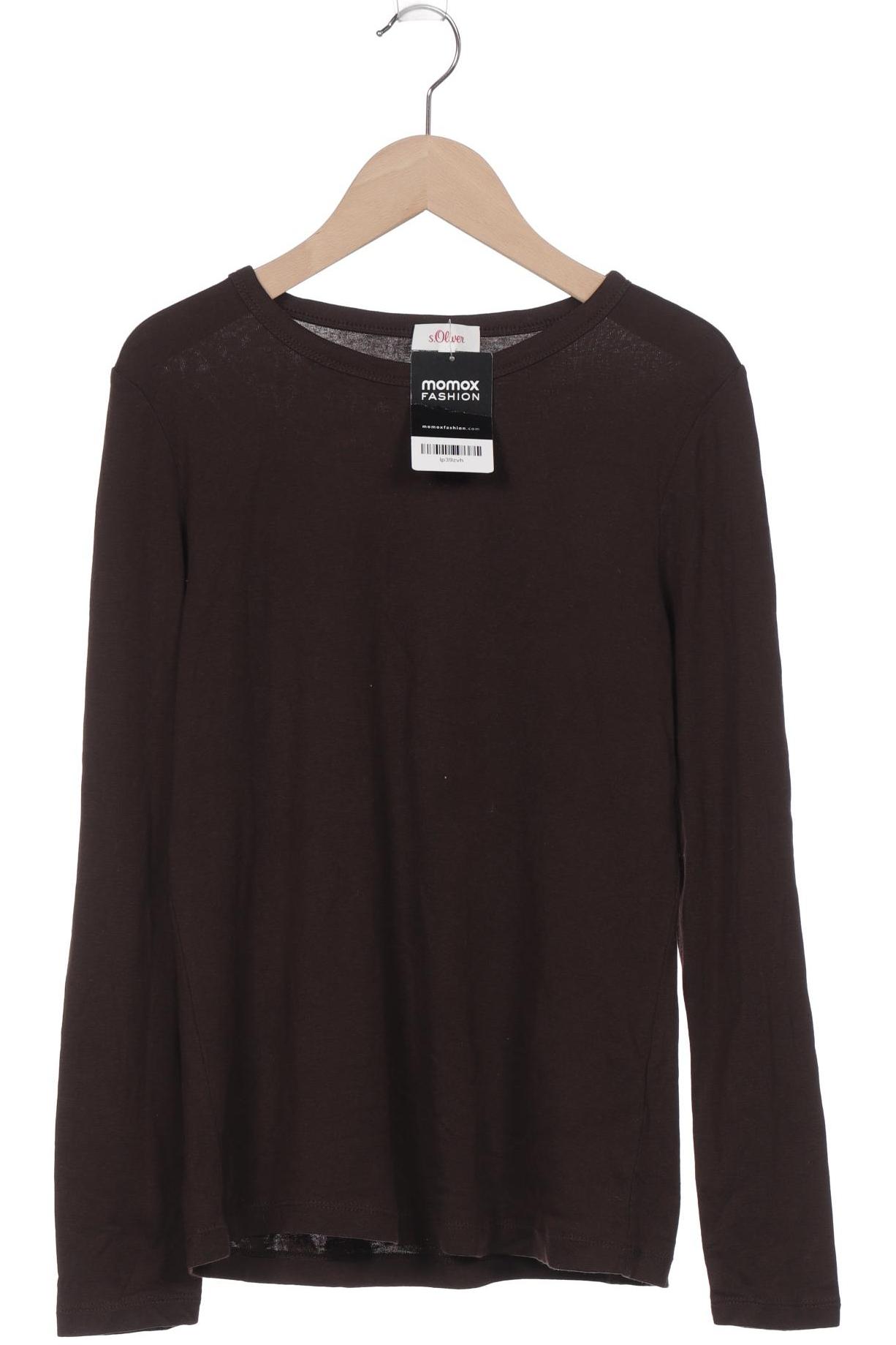 

s.Oliver Damen Langarmshirt, braun