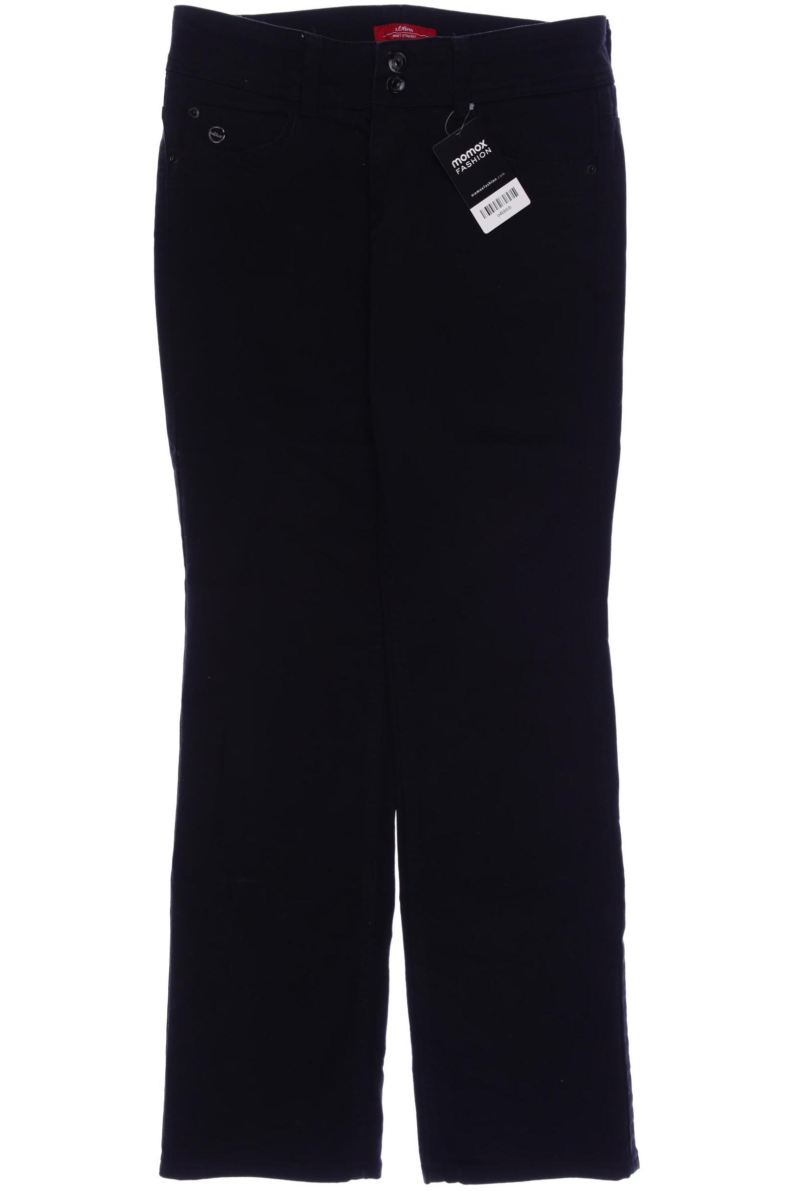 

s.Oliver Damen Jeans, schwarz