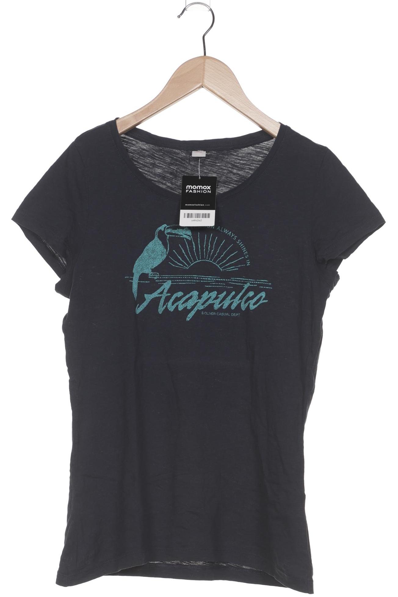 

s.Oliver Damen T-Shirt, marineblau, Gr. 38