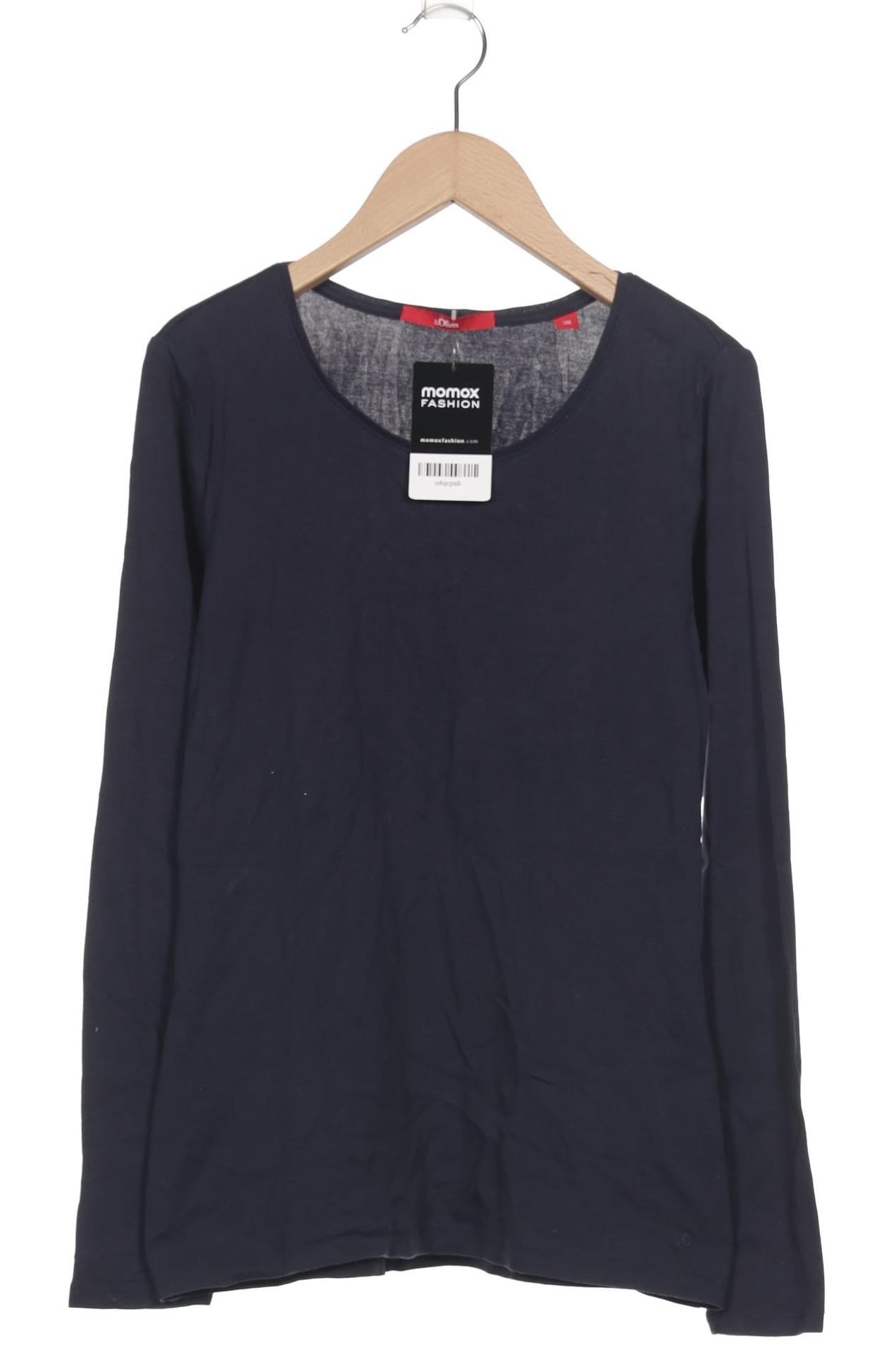 

s.Oliver Damen Langarmshirt, marineblau, Gr. 38