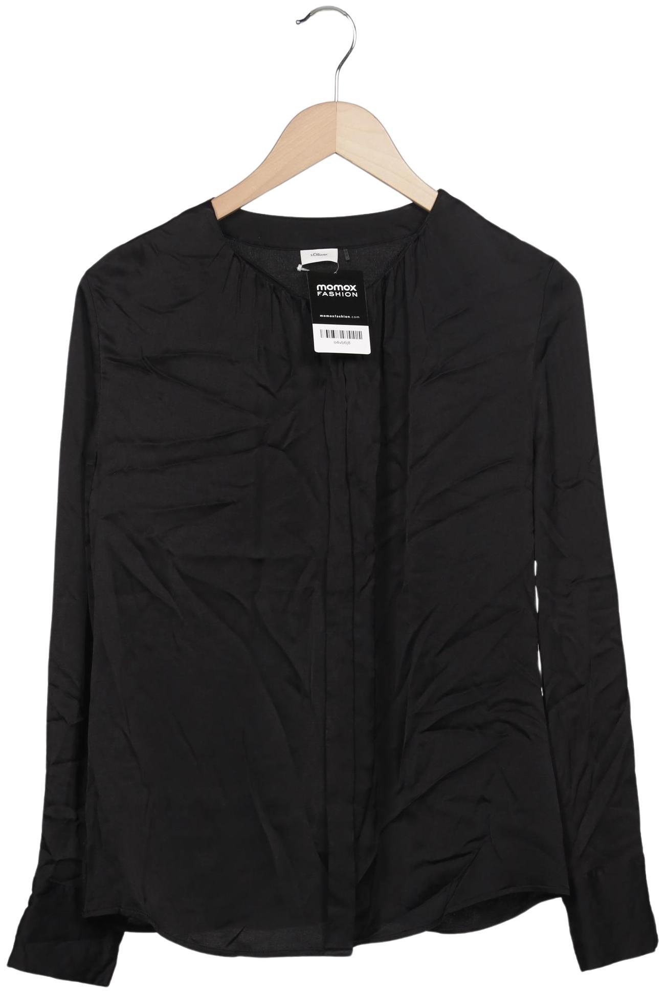 

s.Oliver Damen Bluse, schwarz, Gr. 38