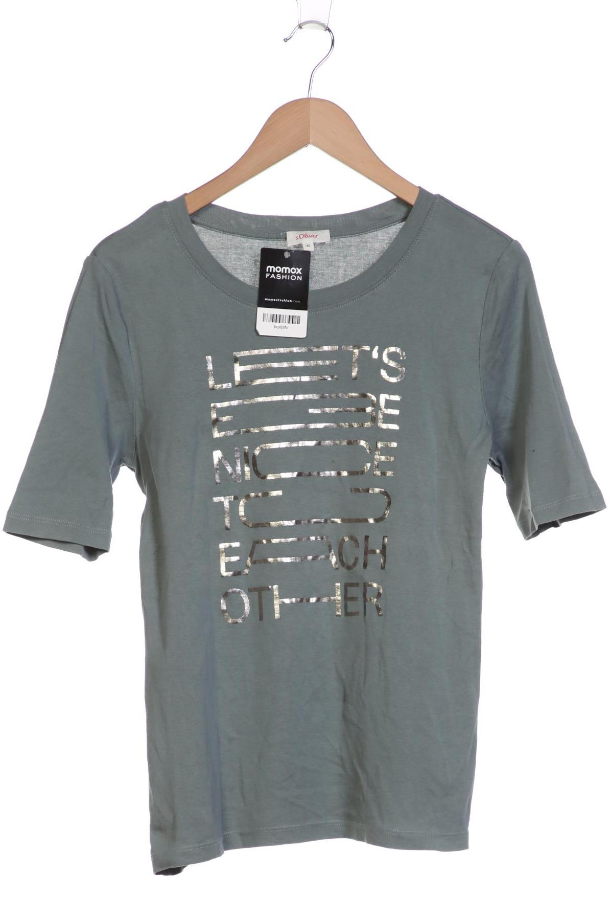 

s.Oliver Damen T-Shirt, türkis, Gr. 42