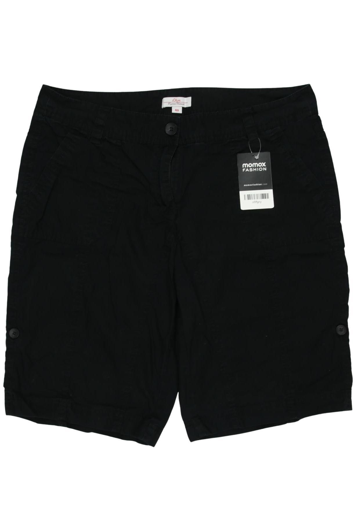 

s.Oliver Damen Shorts, schwarz, Gr. 40