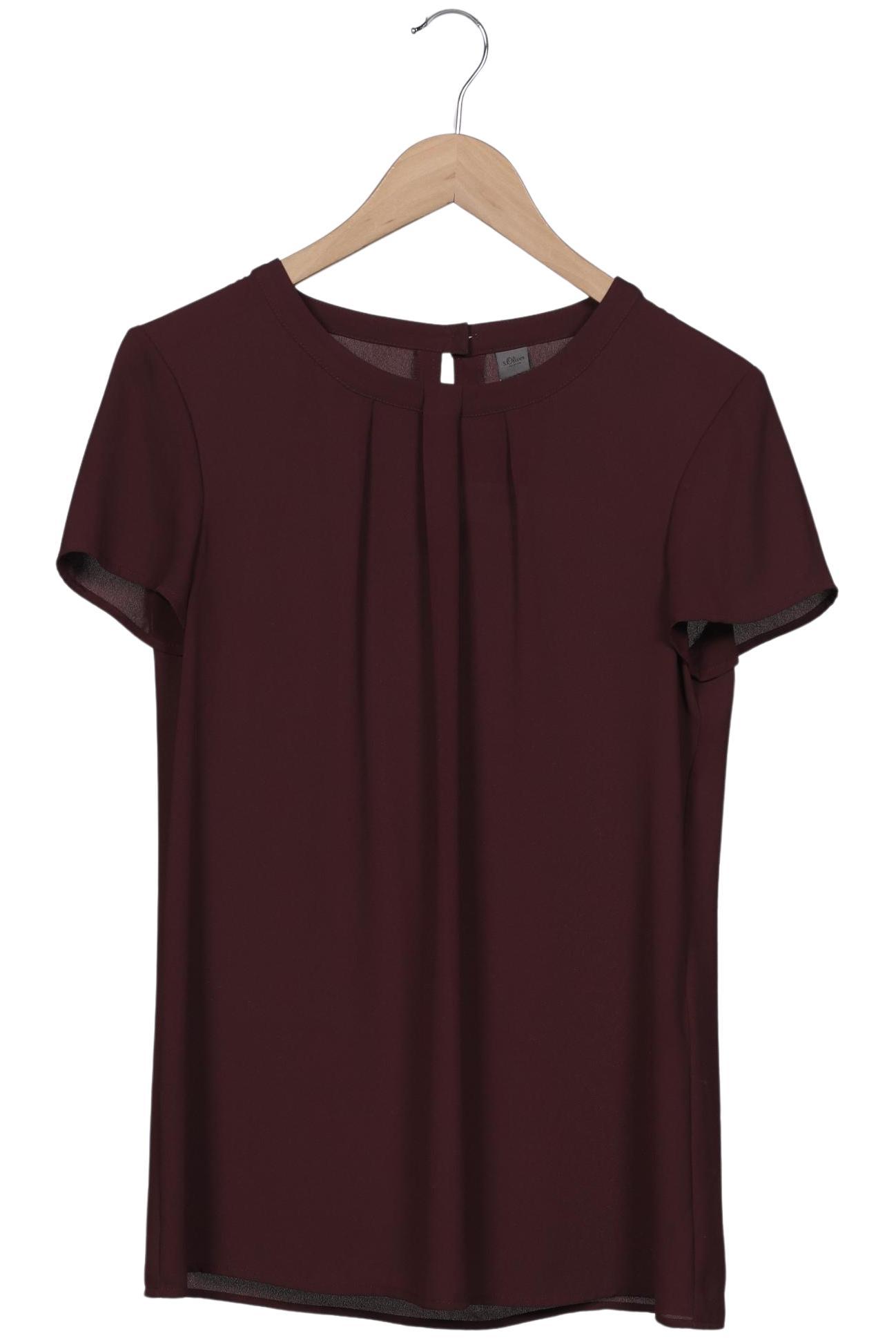 

s.Oliver Damen Bluse, bordeaux, Gr. 38
