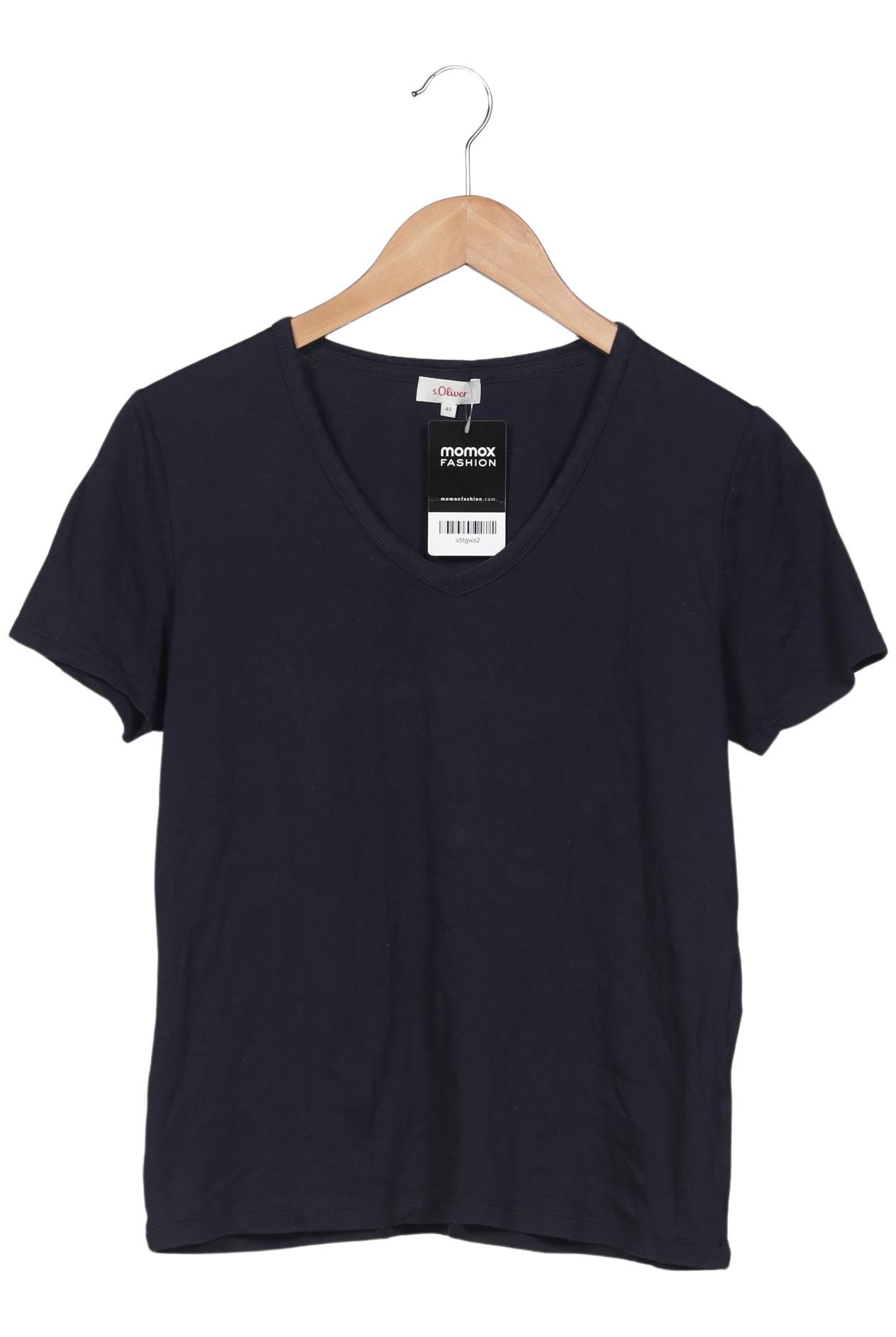 

s.Oliver Damen T-Shirt, marineblau, Gr. 40