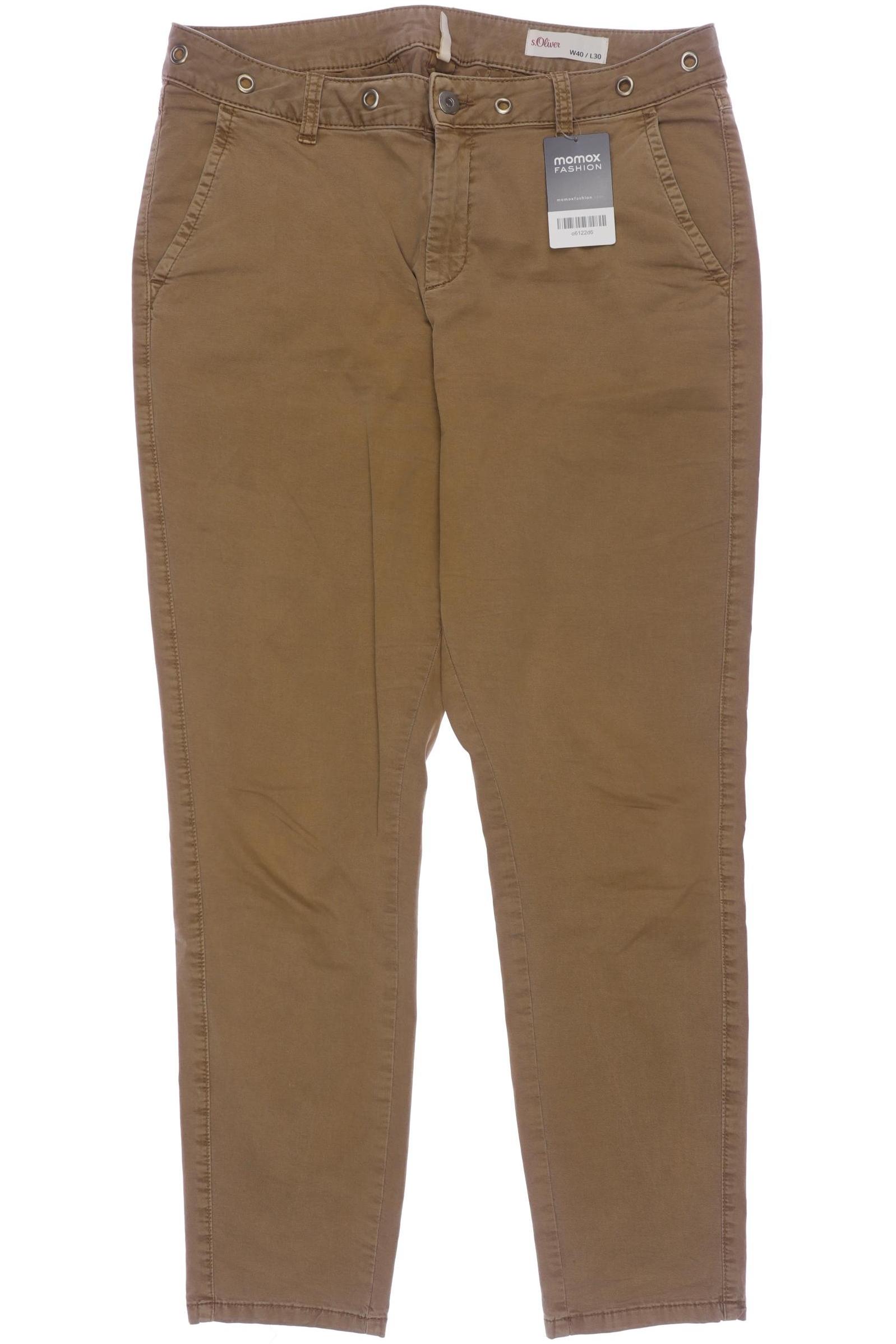 

s.Oliver Damen Stoffhose, beige, Gr. 40