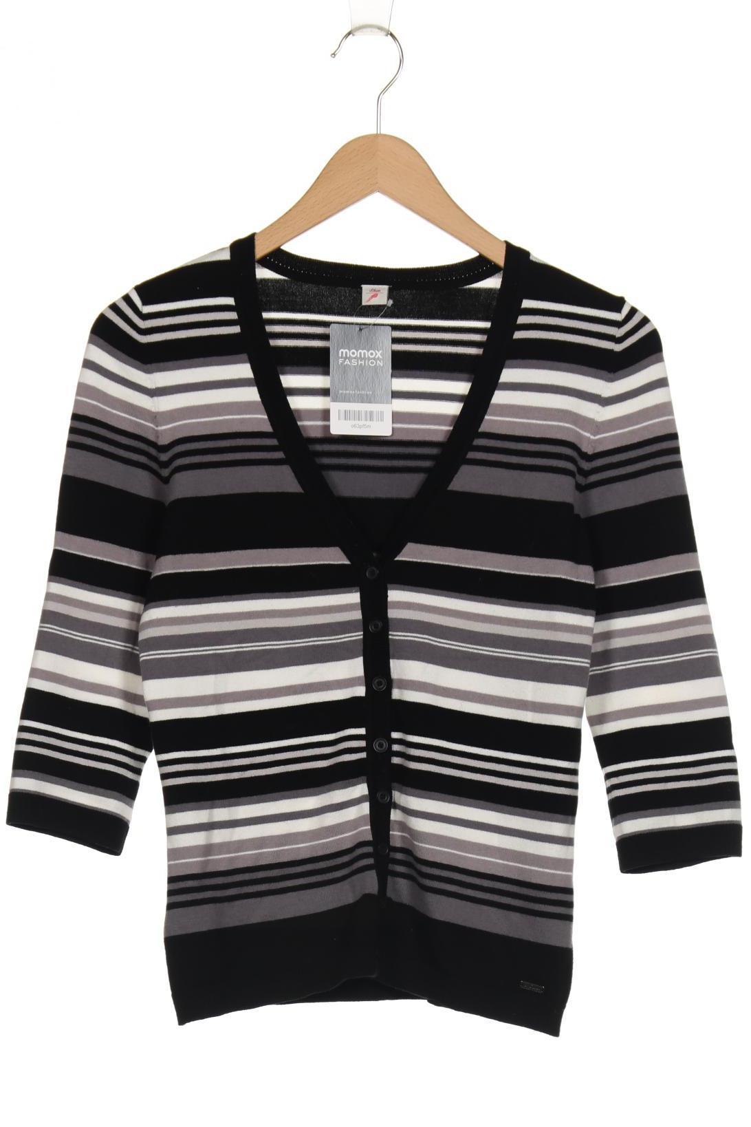 

s.Oliver Damen Strickjacke, schwarz