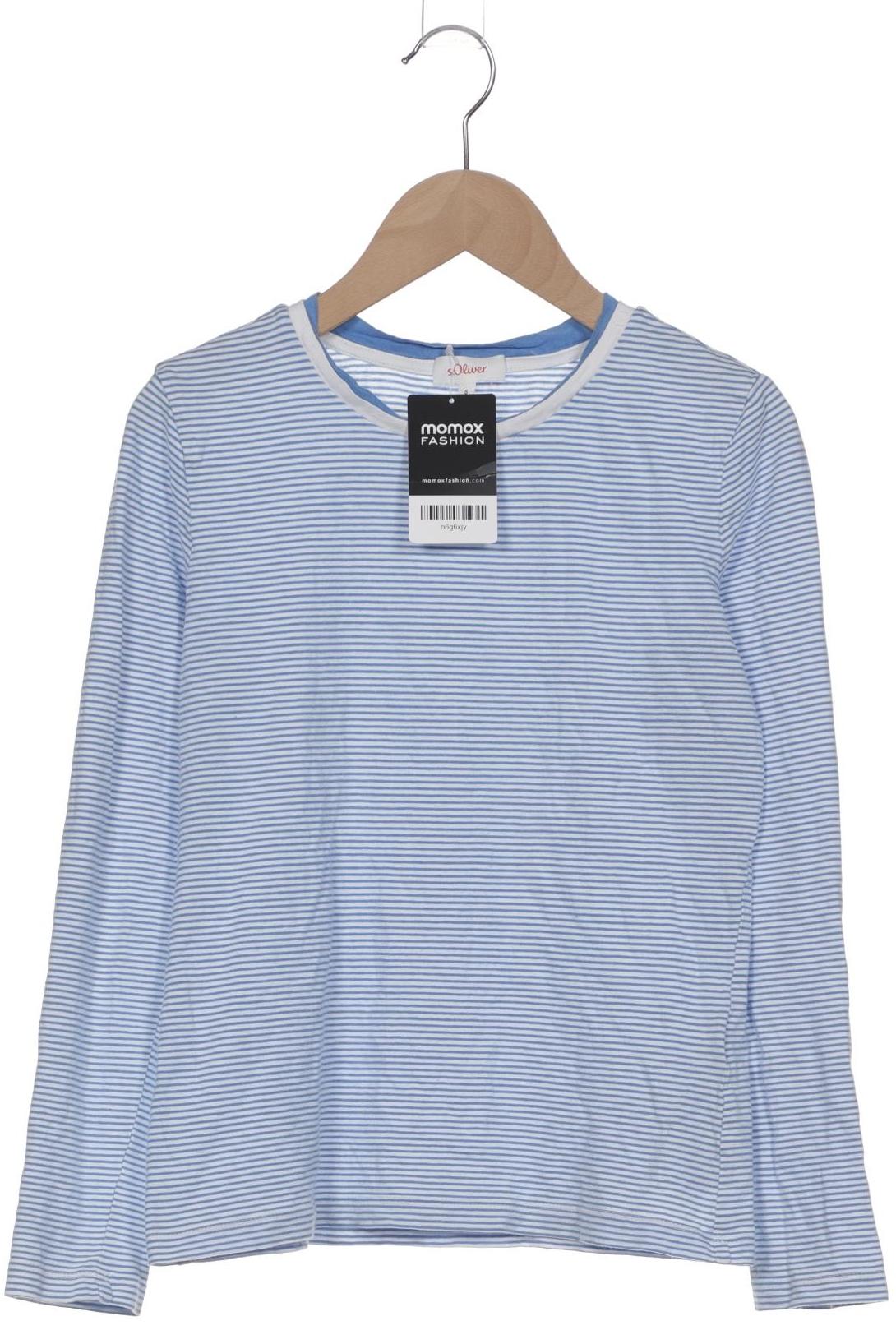 

s.Oliver Damen Langarmshirt, blau, Gr. 36