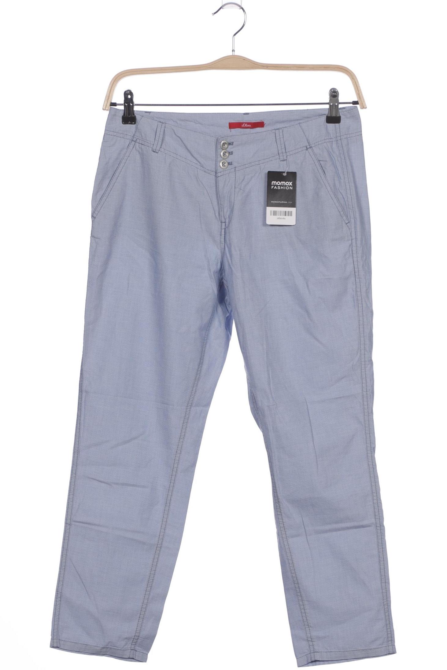 

s.Oliver Damen Stoffhose, hellblau, Gr. 38