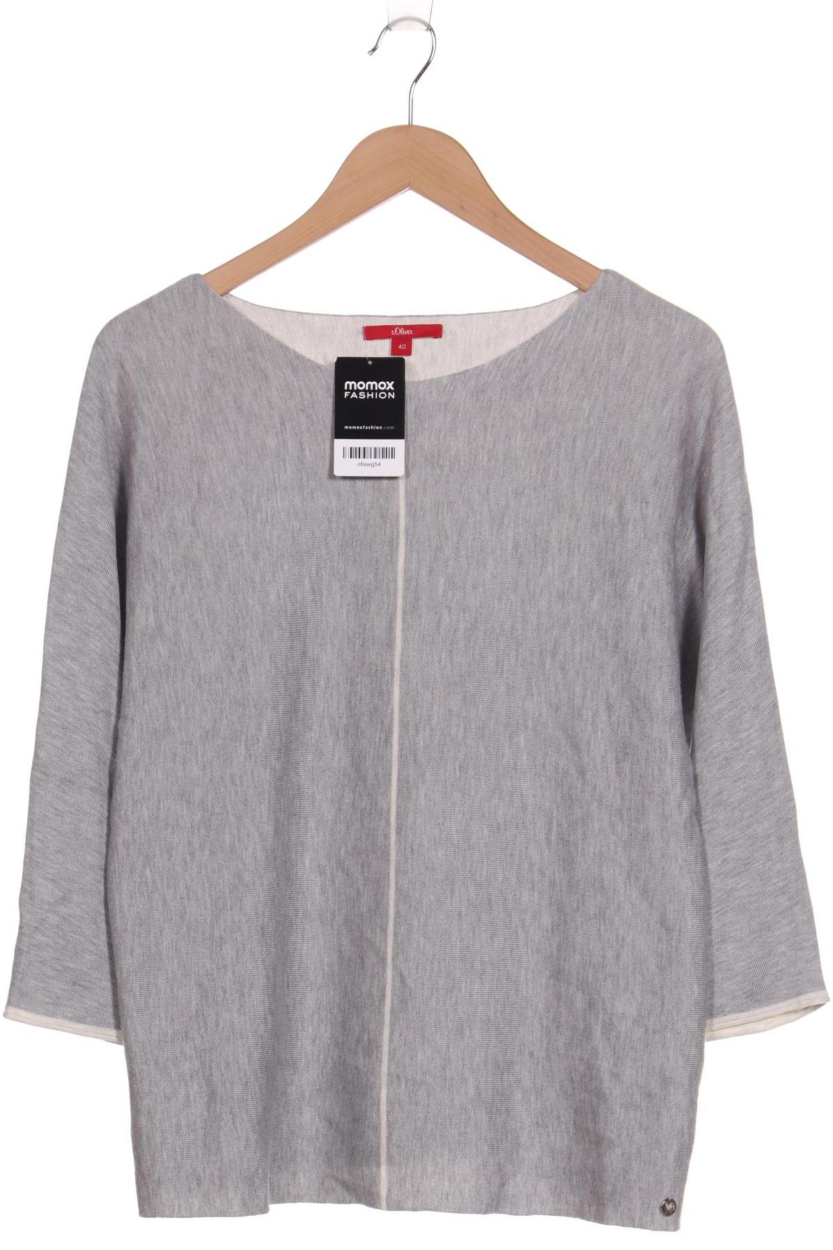 

s.Oliver Damen Pullover, grau, Gr. 40