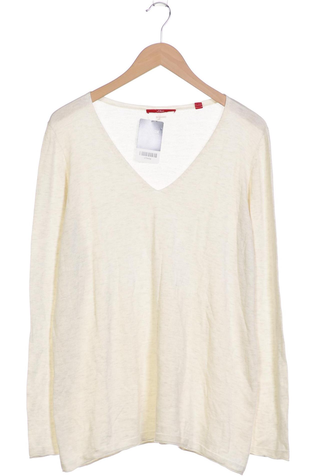 

s.Oliver Damen Pullover, cremeweiß, Gr. 46
