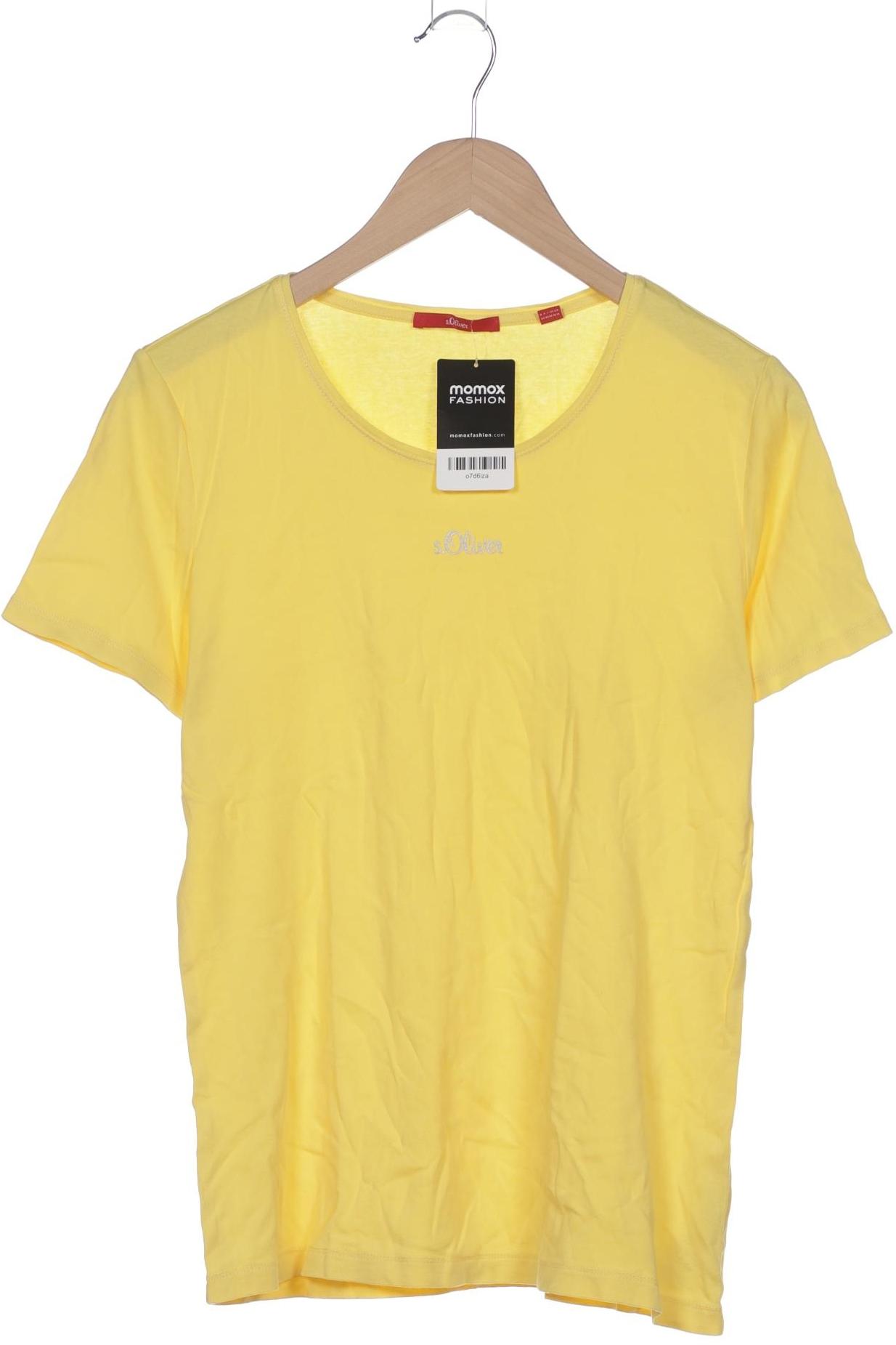 

s.Oliver Damen T-Shirt, gelb, Gr. 44