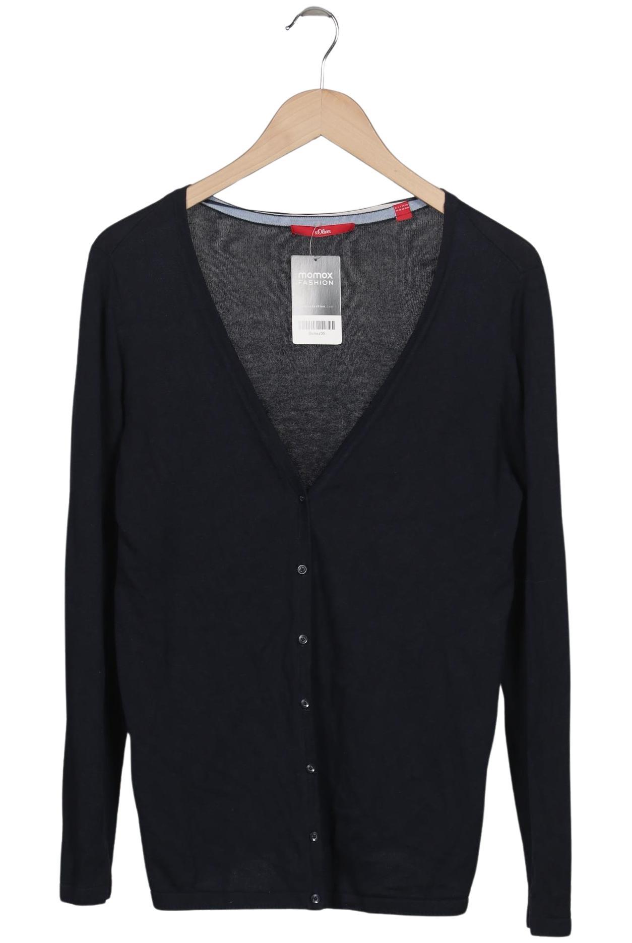 

s.Oliver Damen Strickjacke, marineblau, Gr. 44