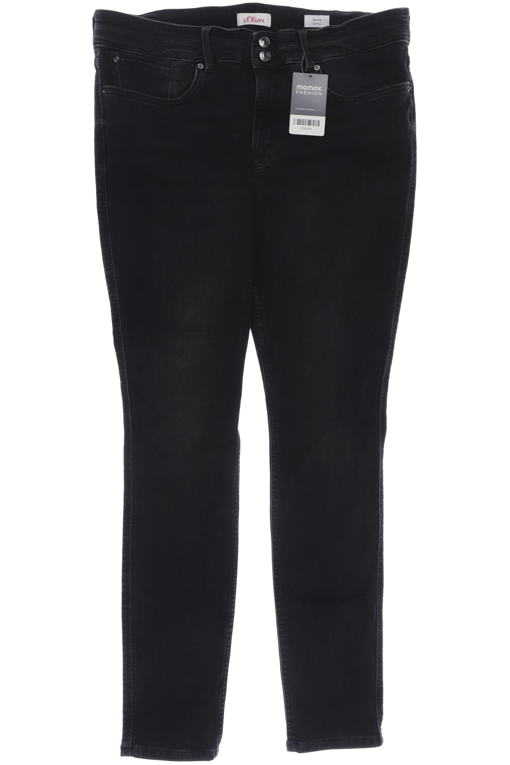 

s.Oliver Damen Jeans, schwarz, Gr. 44